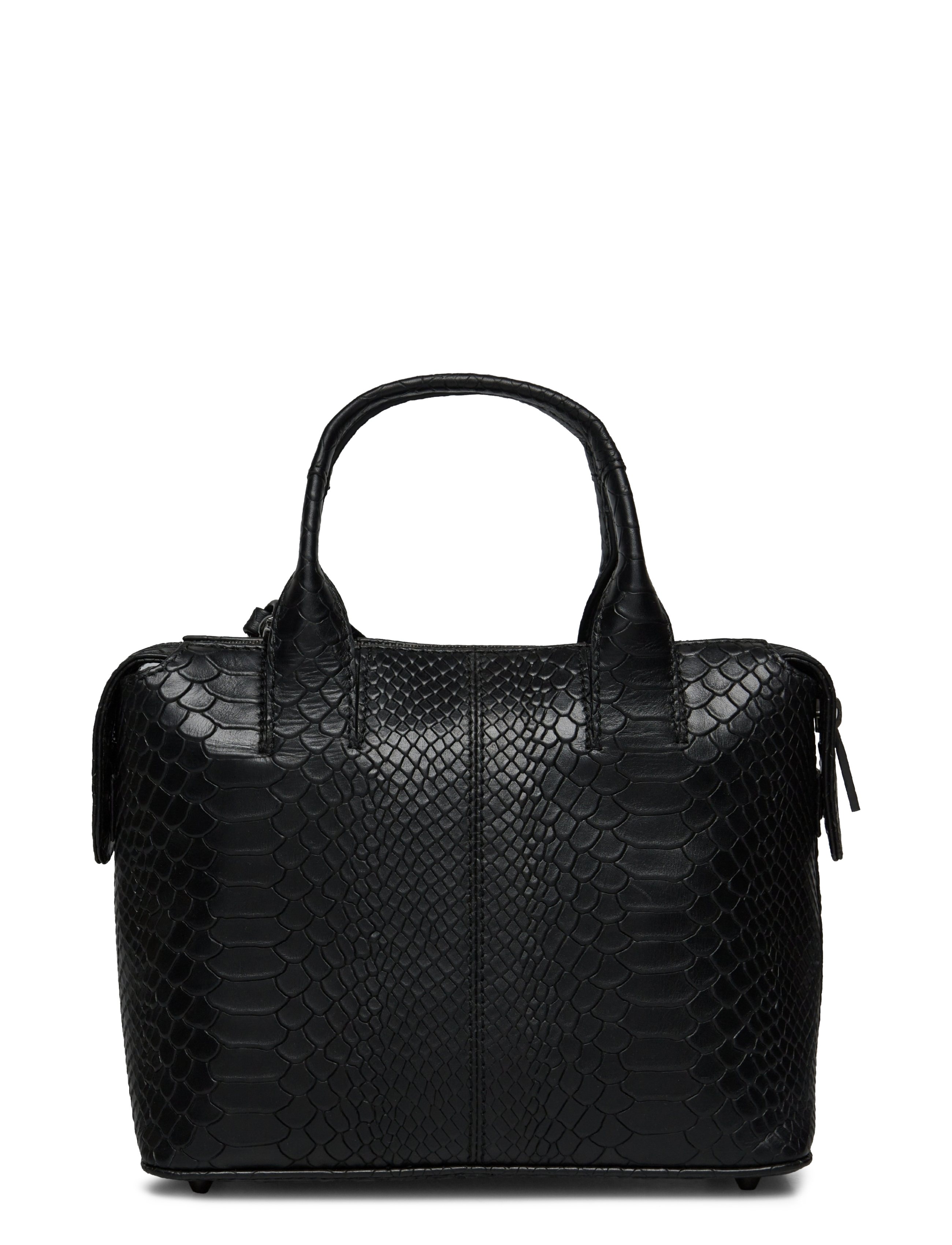 Markberg - AbrielleMBG Small Bag, Snake - black w/black - 1