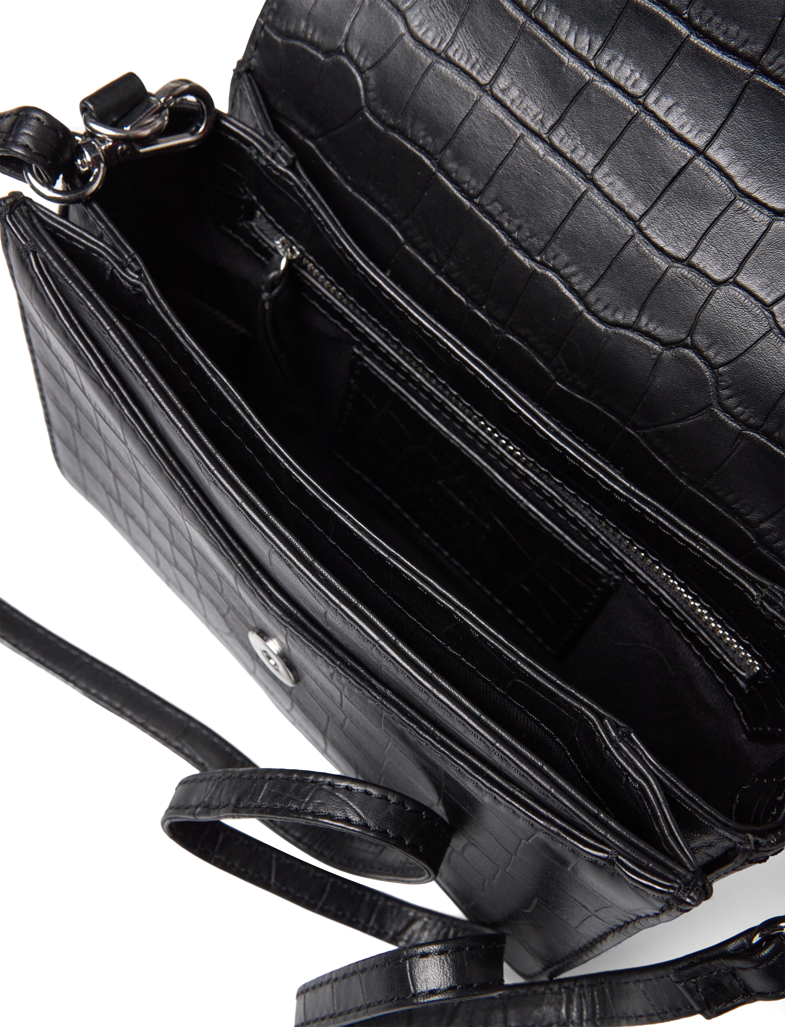 Markberg - VivianaMBG Crossb., Calm Croco - black - 3