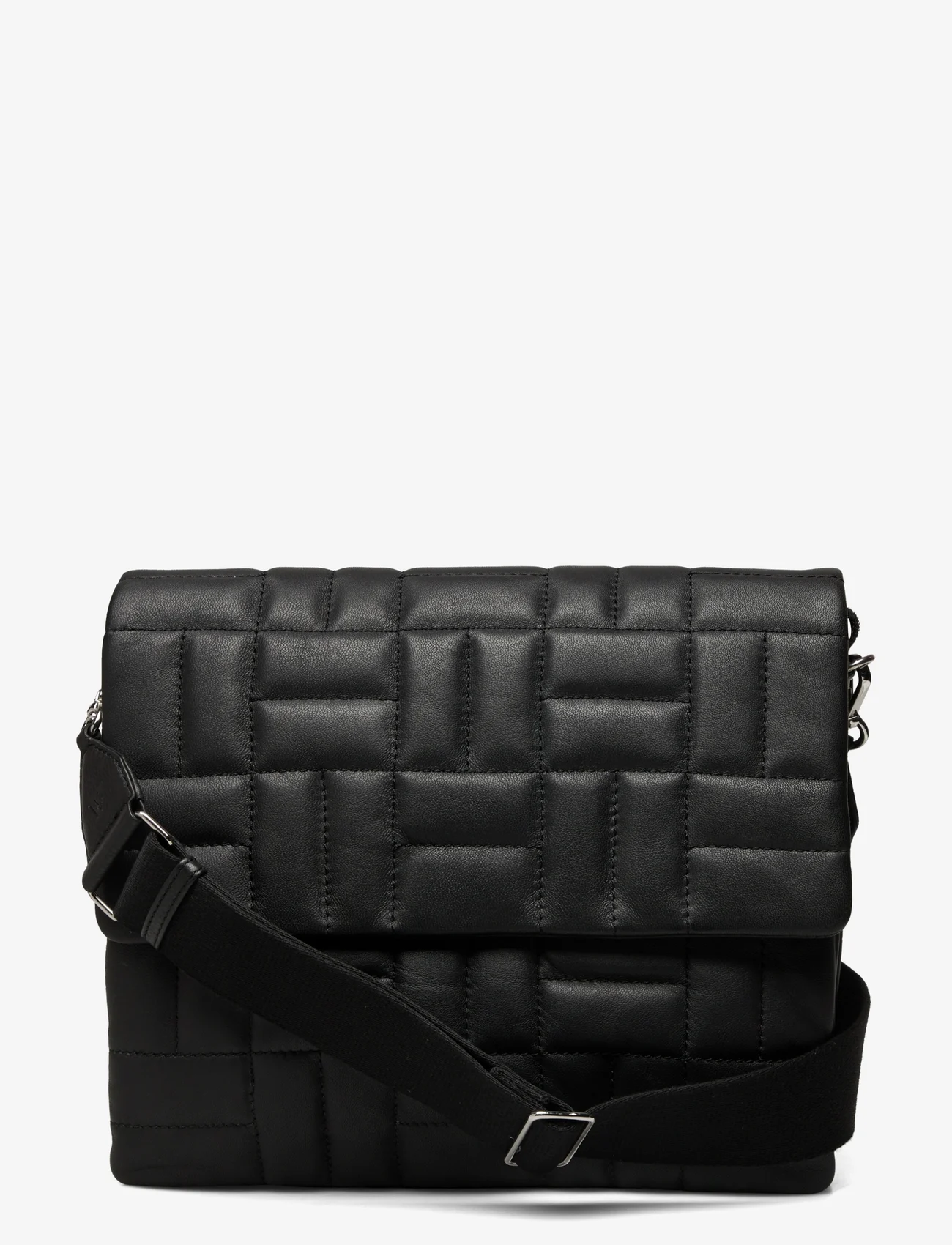 Markberg - NormaMBG Crossbody Bag, Bricks - födelsedagspresenter - black w/black - 0