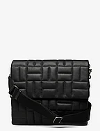 NormaMBG Crossbody Bag, Bricks - BLACK W/BLACK
