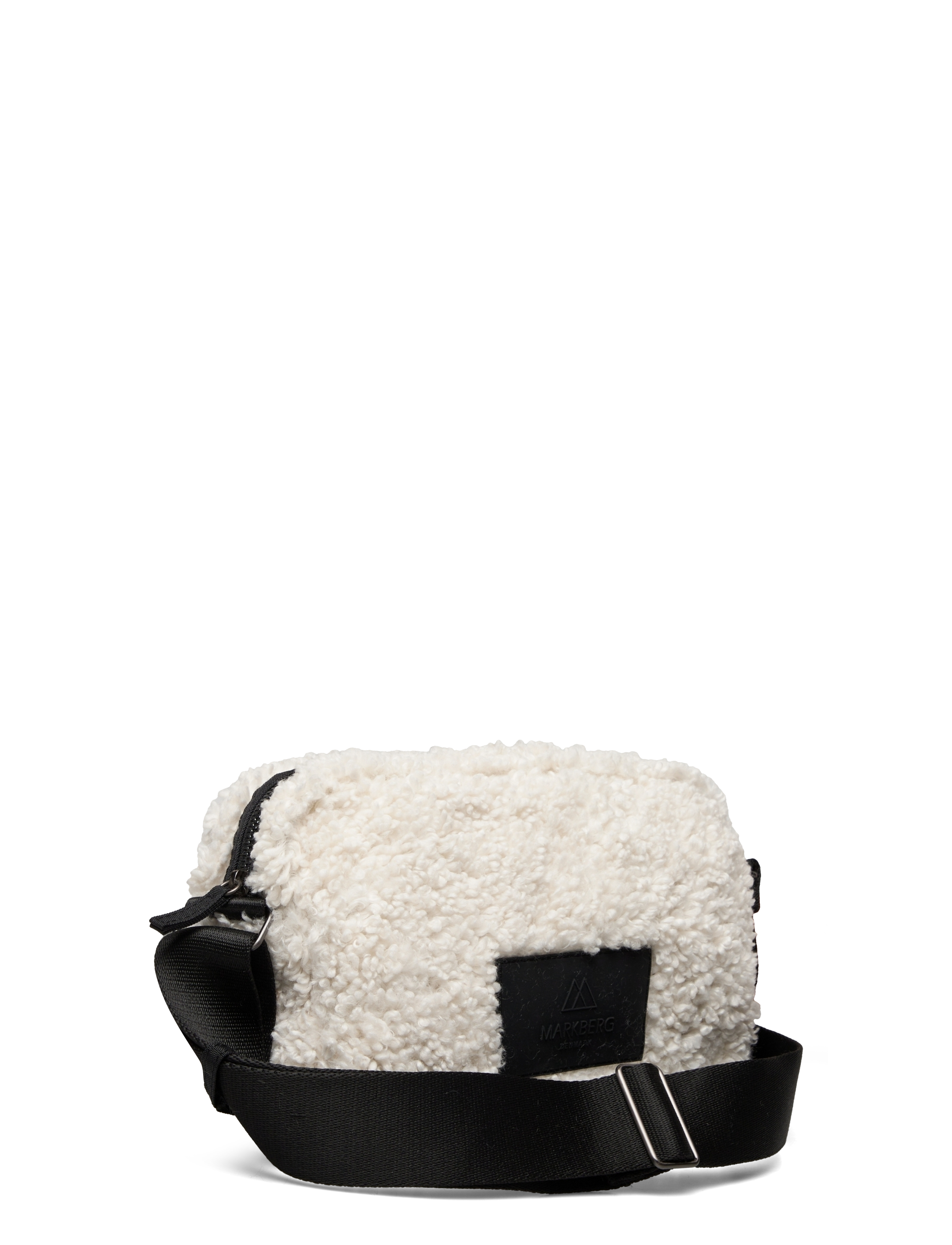 Markberg - HollyMBG Crossb. Bag, Recycled - off white w/black - 2