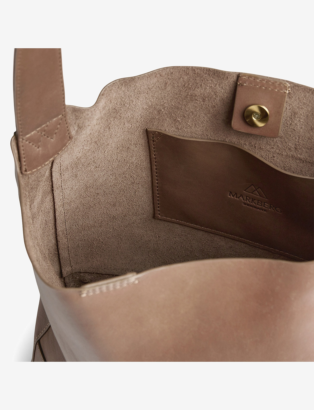Markberg - ShelbyMBG Bag, Antique - shoppere - caramel w/br. gold - 4