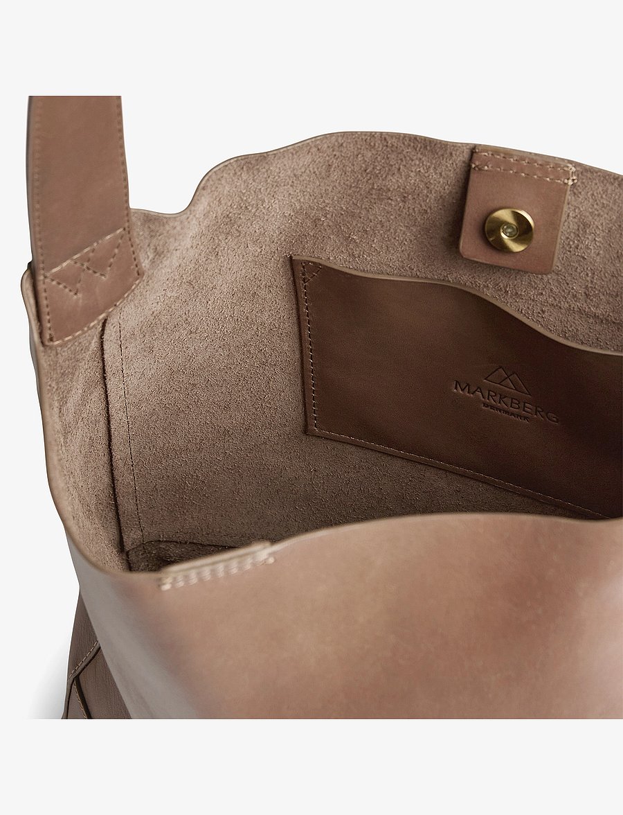 Markberg - ShelbyMBG Bag, Antique - shoppere - caramel w/br. gold - 4