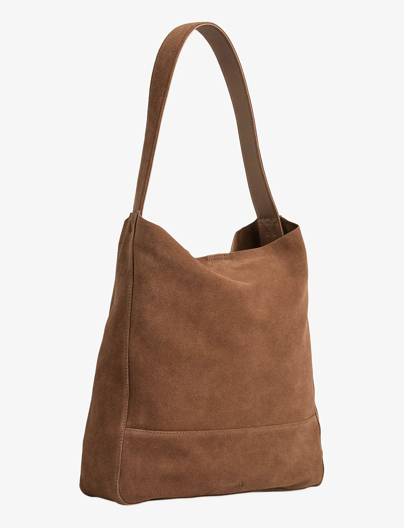 Markberg - ShelbyMBG Bag, Suede - shoppingväskor - chestnut - 1