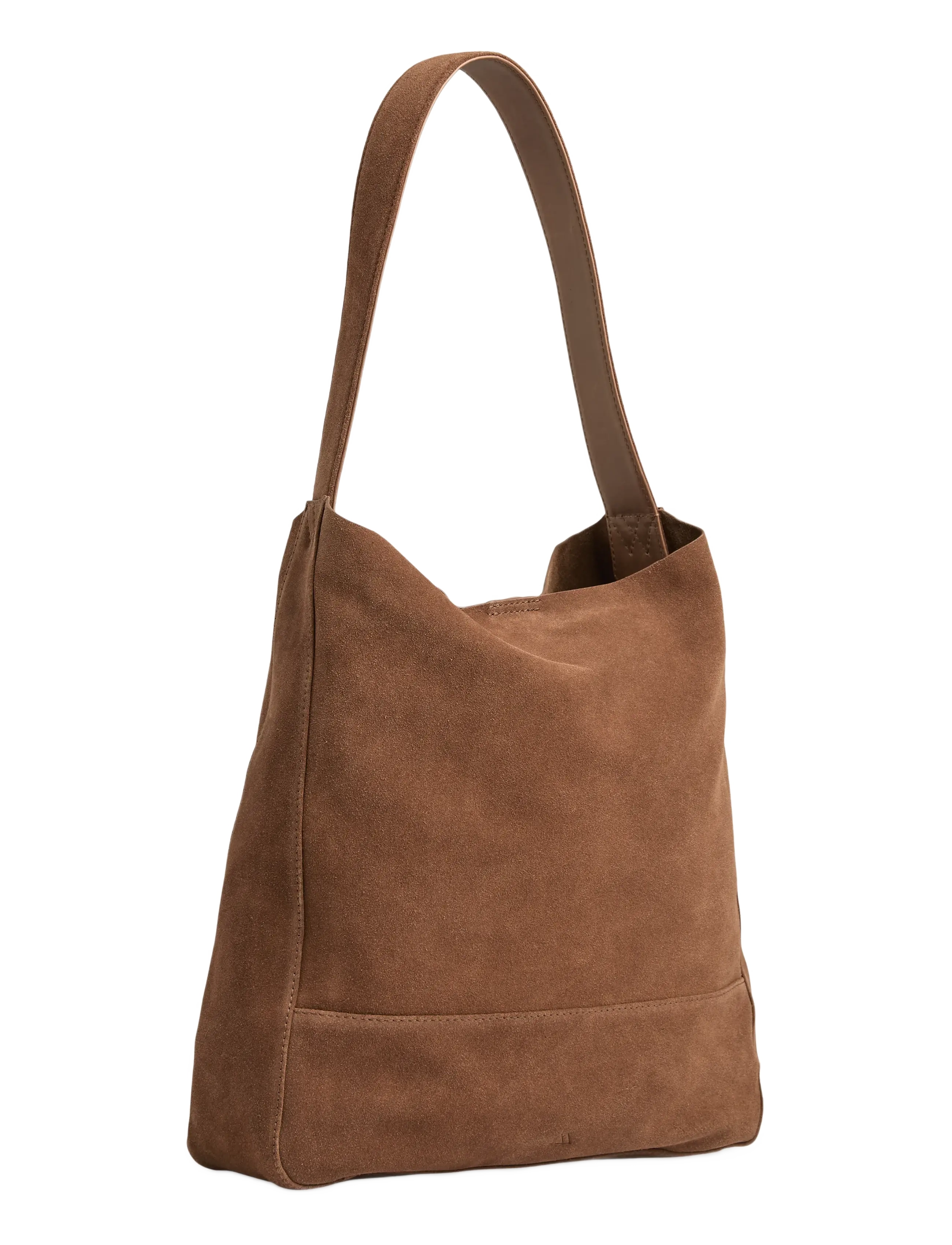 Markberg - ShelbyMBG Bag, Suede - shoppere - chestnut - 1