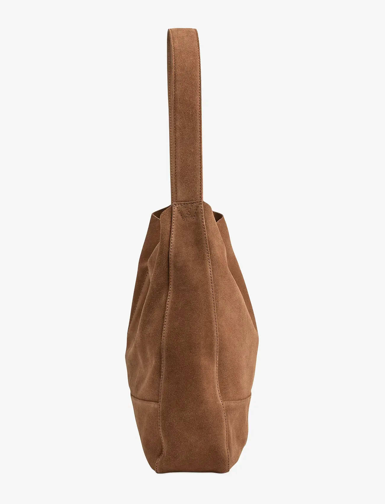 Markberg - ShelbyMBG Bag, Suede - shoppingväskor - chestnut - 2