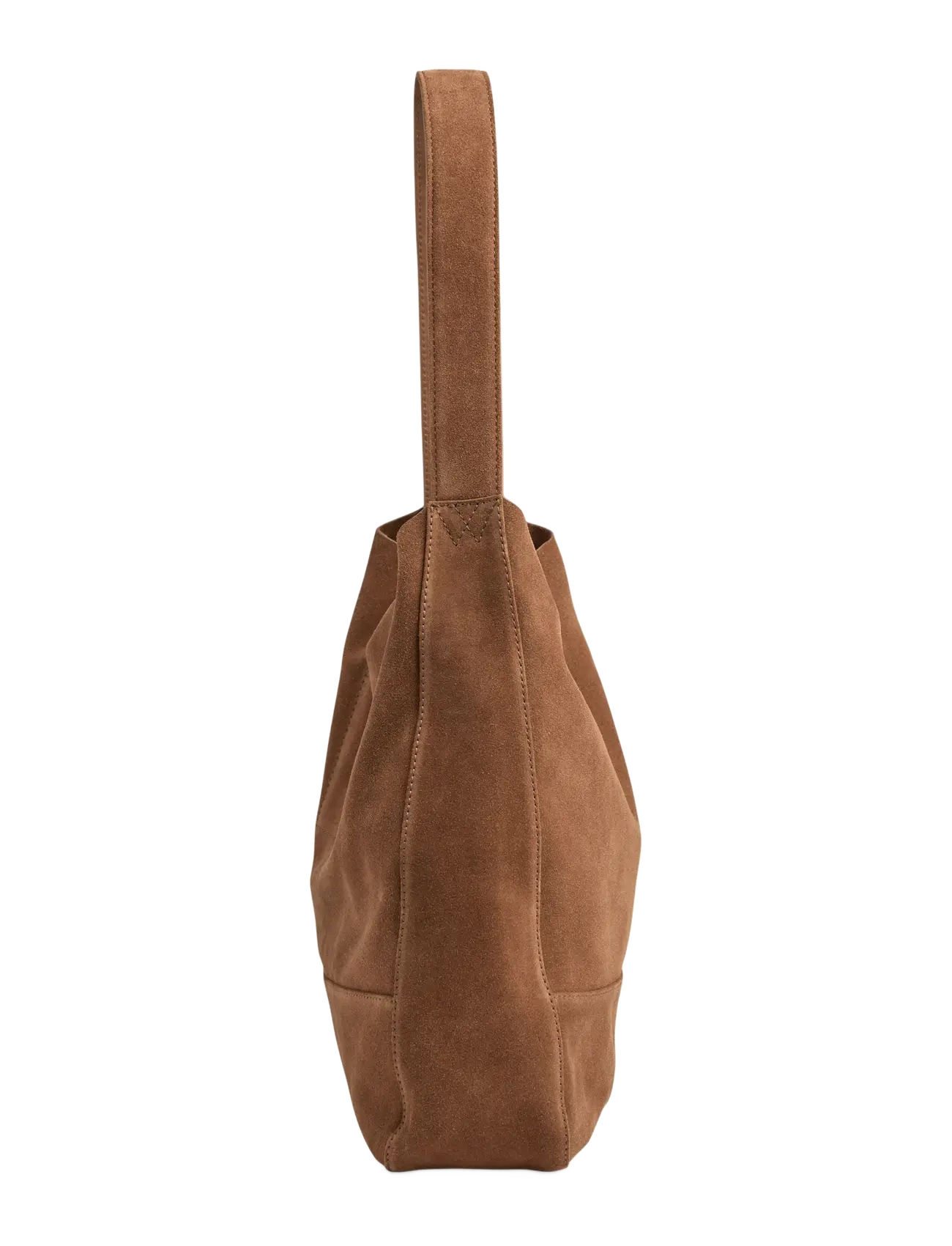 Markberg - ShelbyMBG Bag, Suede - shoppere - chestnut - 2