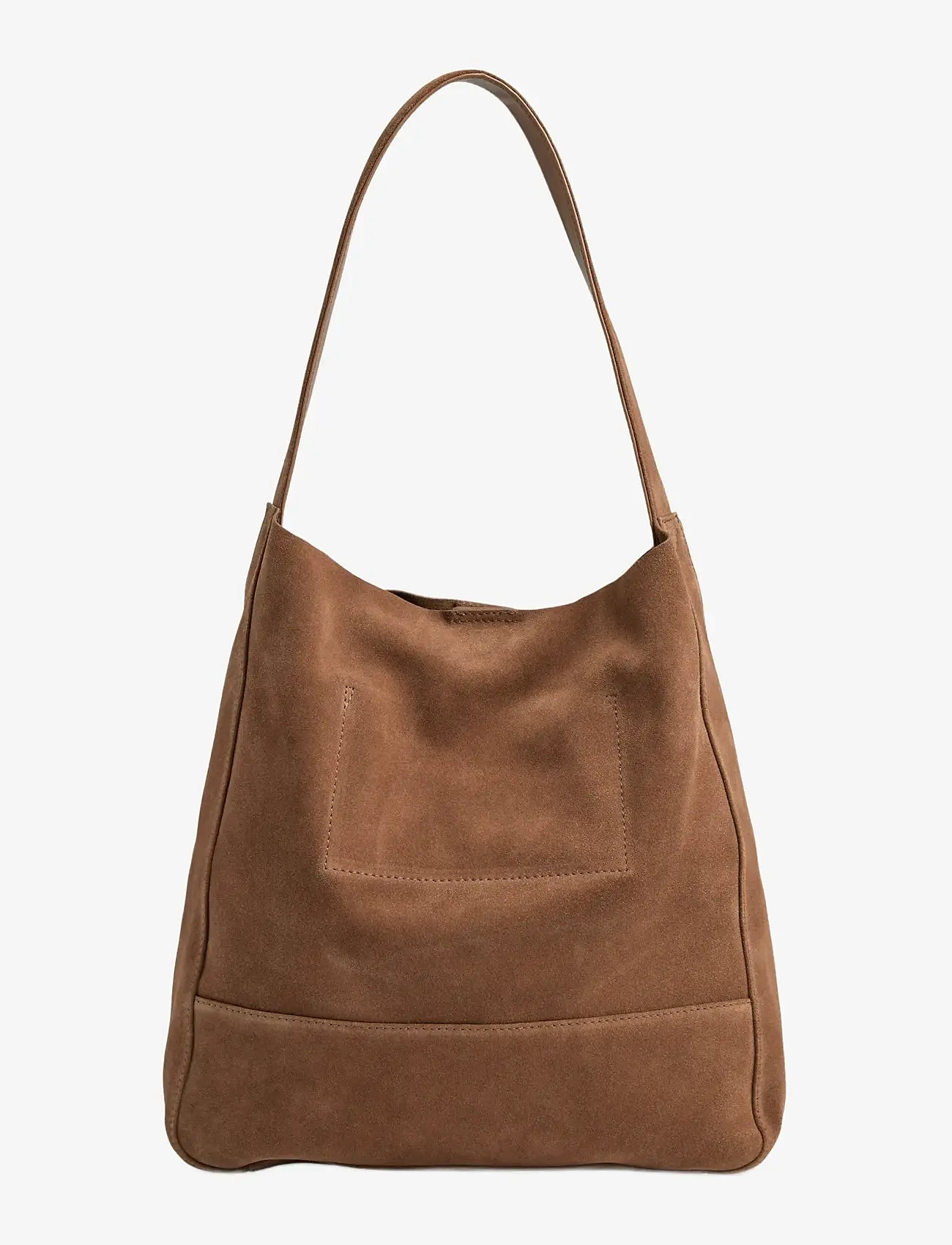 Markberg - ShelbyMBG Bag, Suede - shoppingväskor - chestnut - 3