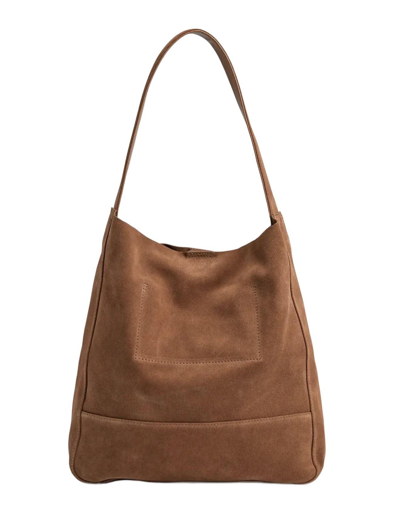 Markberg - ShelbyMBG Bag, Suede - shoppere - chestnut - 3