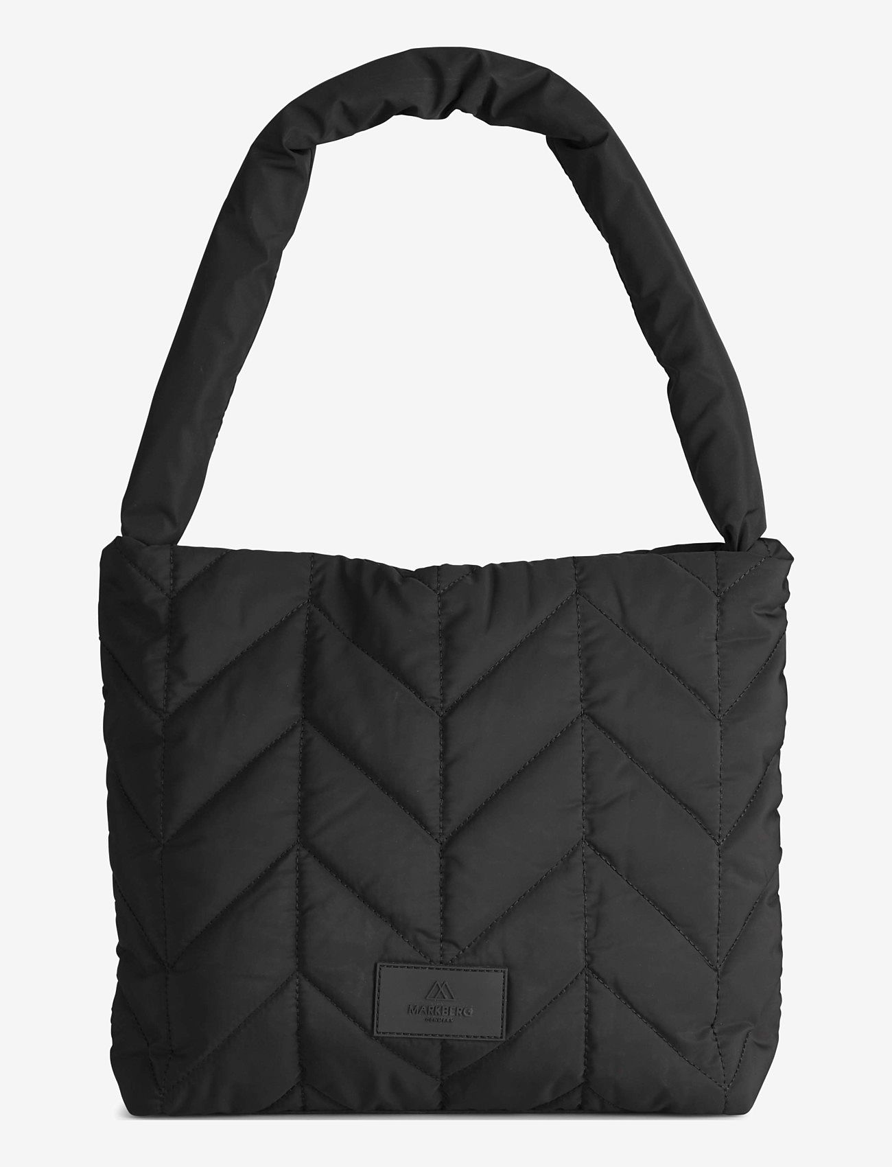 Markberg - BonnieMBG Bag, Arrow Puf. - torby tote - black - 0