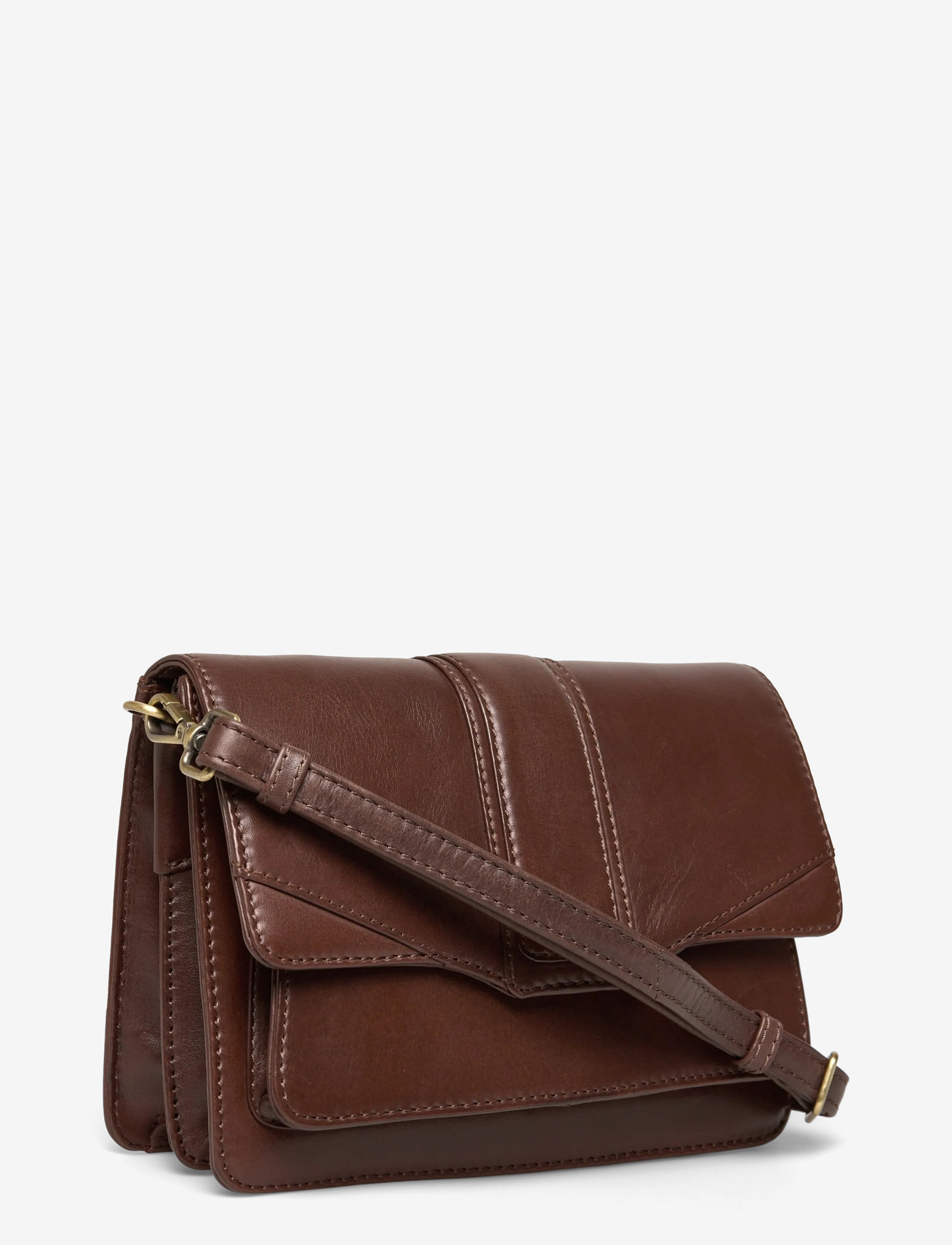 Markberg - JaneMBG Crossbody Bag, Antique - mode trends - dark brown w/br. gold - 2