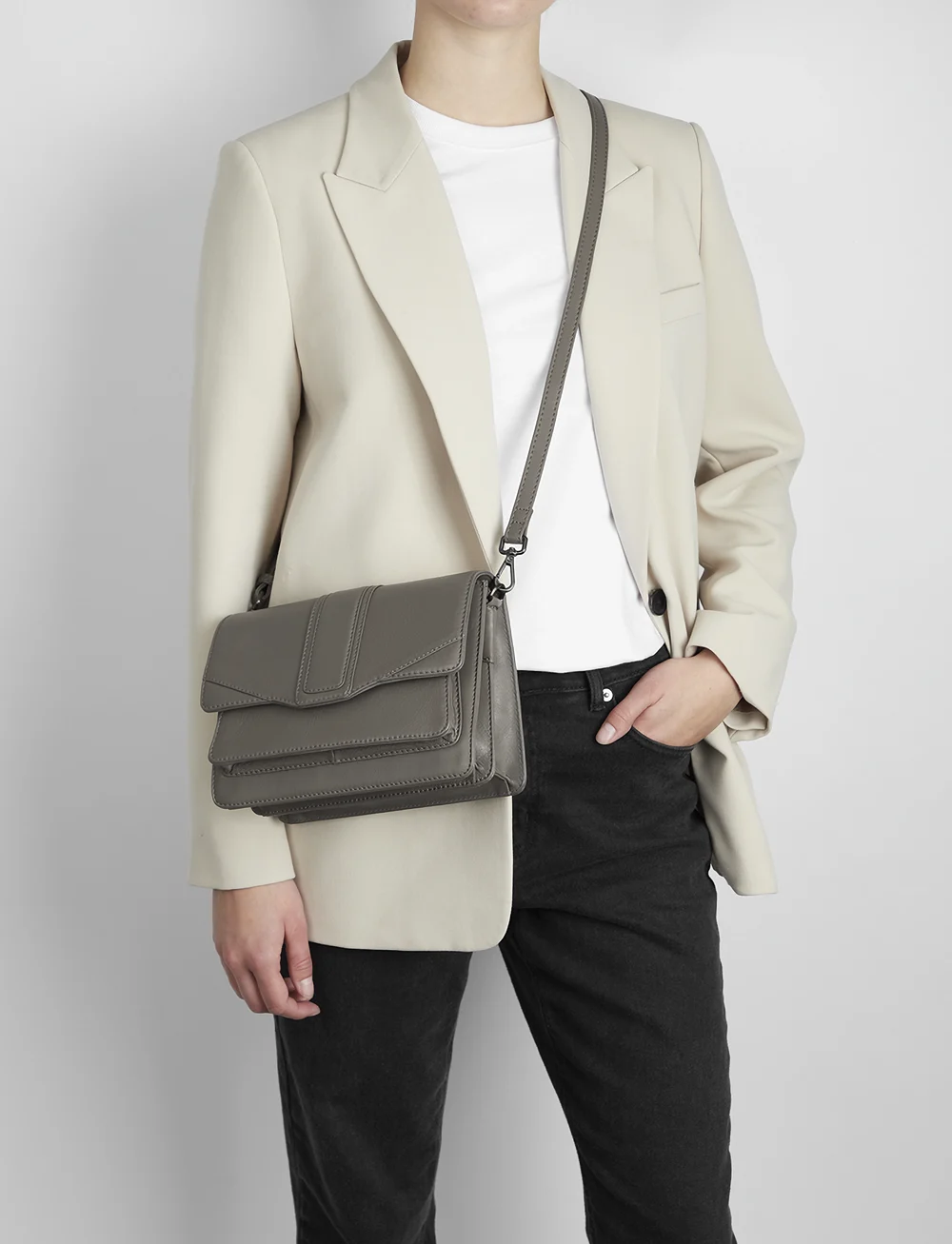 Markberg - JaneMBG Crossbody Bag - modetrender - grey taupe - 0