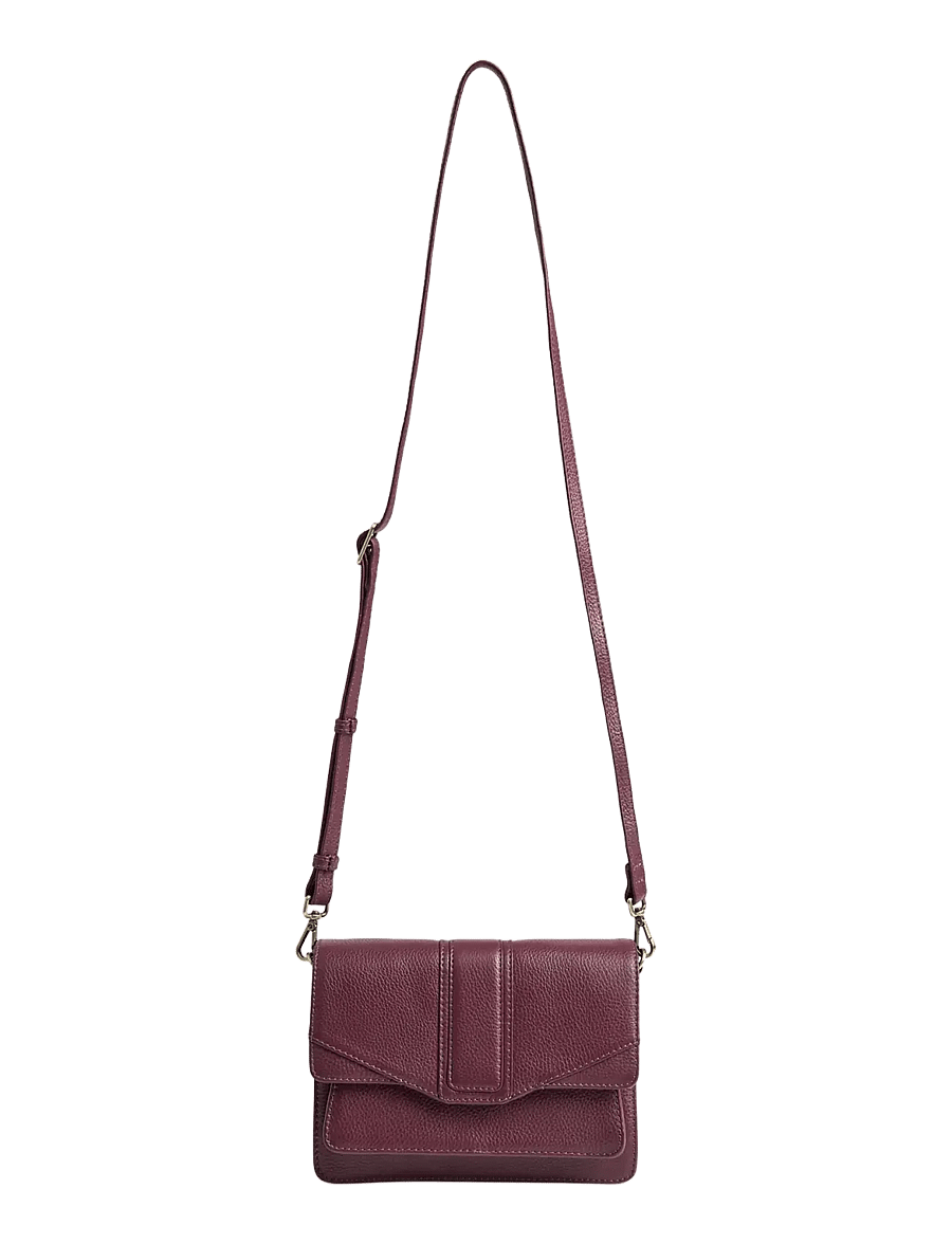 Markberg - JaneMBG Crossbody Bag, Grain - mode trends - burgundy w/br. gold - 5