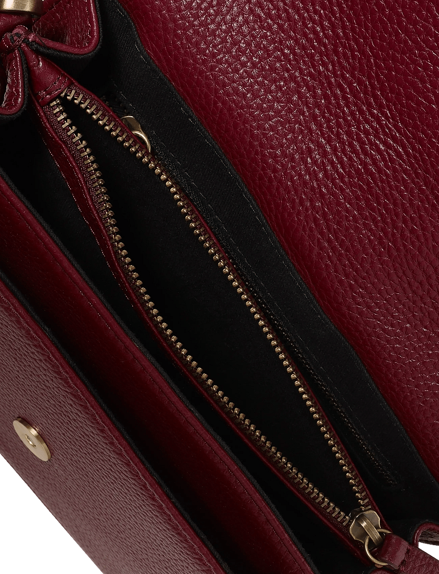 Markberg - JaneMBG Crossbody Bag, Grain - modetrends - burgundy w/br. gold - 4