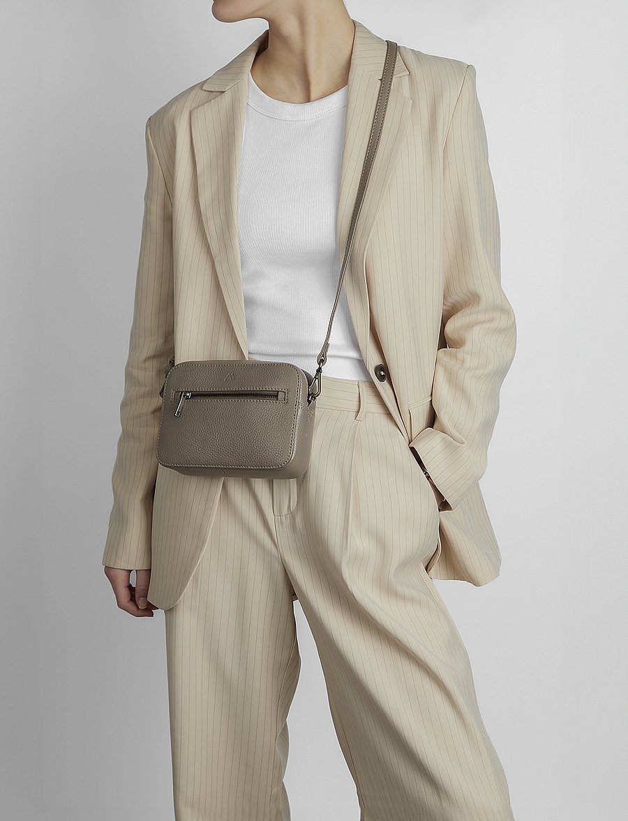 Markberg - EleaMBG Crossbody Bag, Grain - muotitrendit - taupe - 0