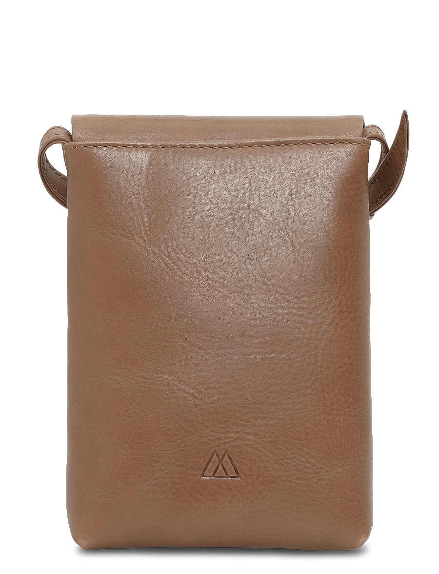 Markberg - RaveaMBG Phone Bag, Antique - modetrends - caramel w/br. gold - 1