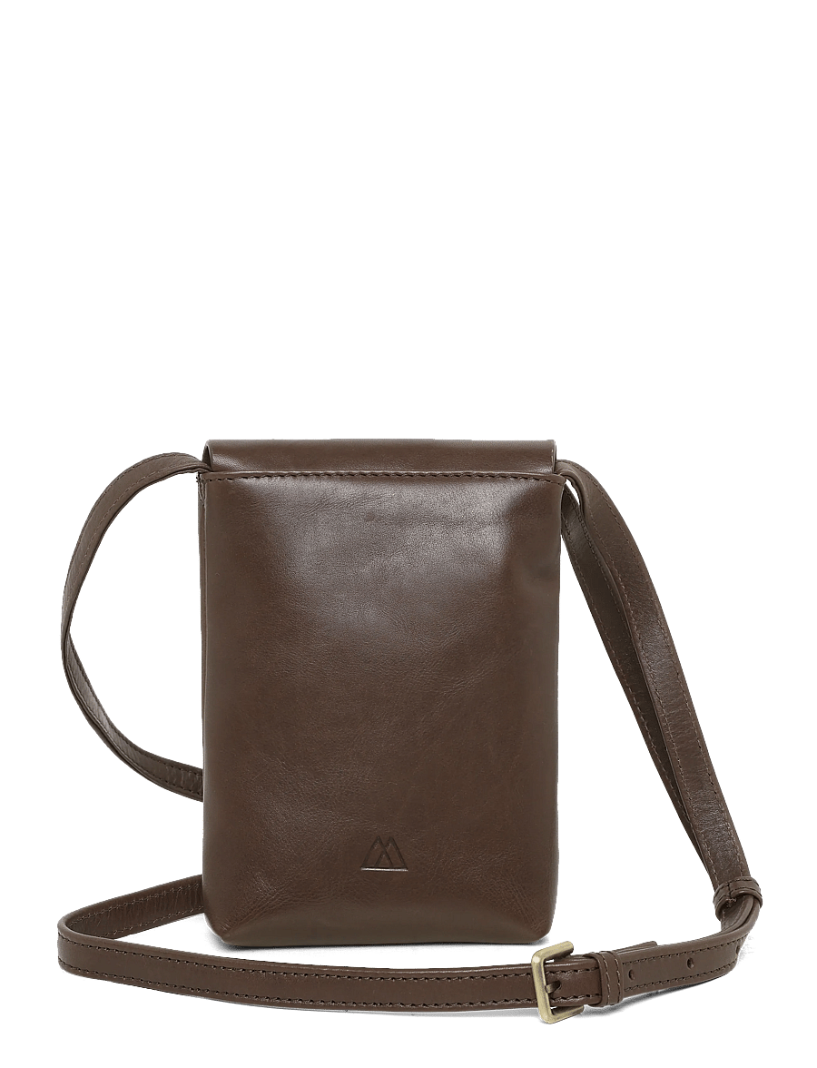 Markberg - RaveaMBG Phone Bag, Antique - fashion trends - dark brown w/br. gold - 0