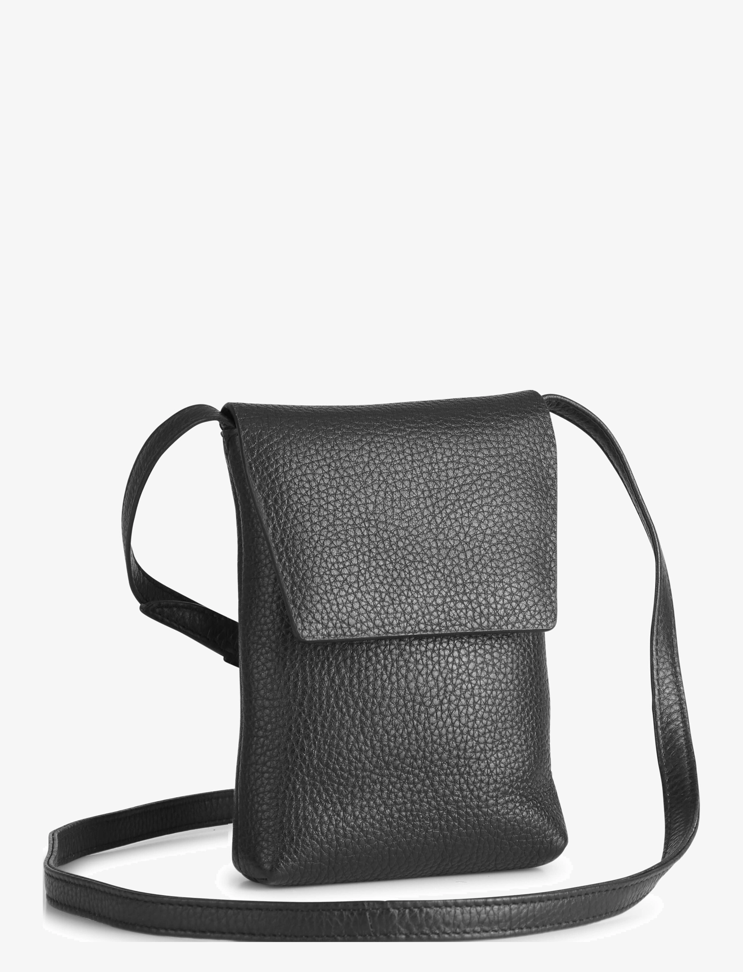 Markberg Raveambg Phone Bag, Grain, One Size, Black, Mobiltilbehør-Covers > Telefontasker, Dame