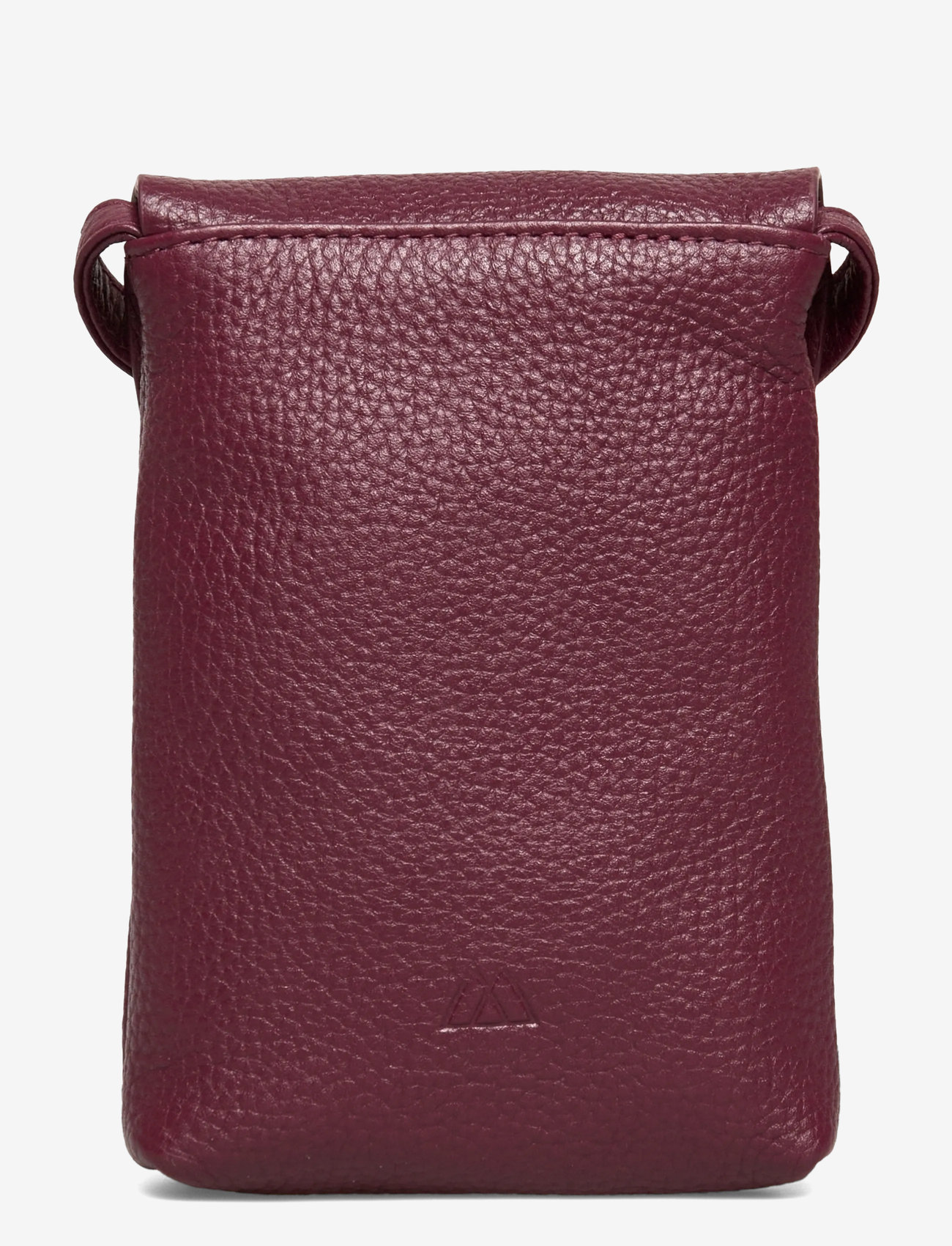 Markberg - RaveaMBG Phone Bag, Grain - mobilskal - burgundy w/br. gold - 1