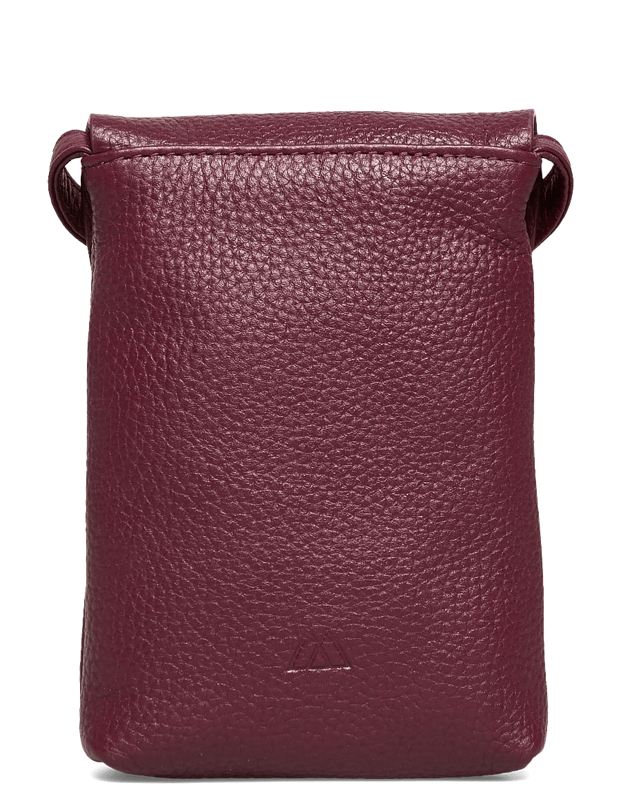 Markberg - RaveaMBG Phone Bag, Grain - handyhüllen - burgundy w/br. gold - 1