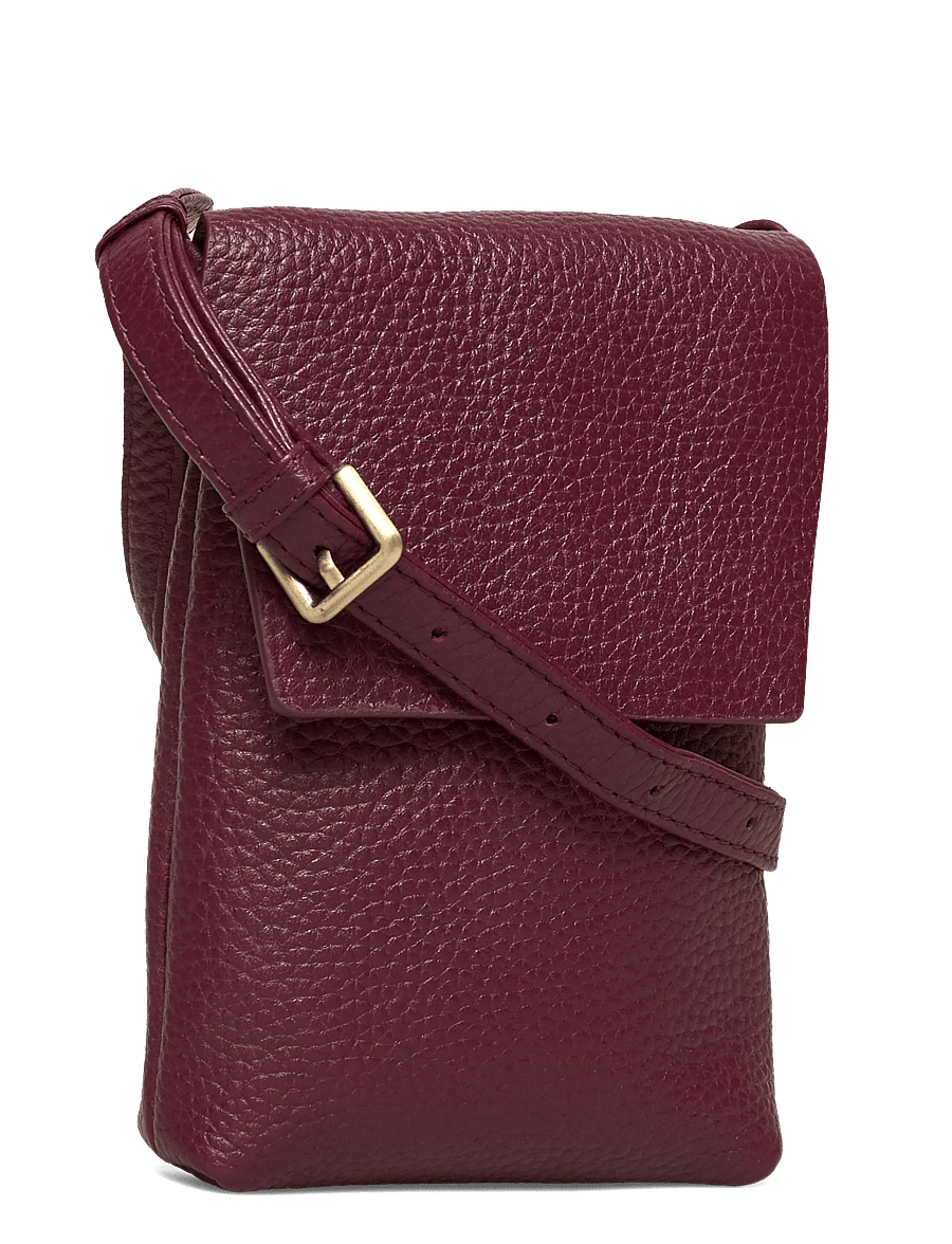 Markberg - RaveaMBG Phone Bag, Grain - handyhüllen - burgundy w/br. gold - 2