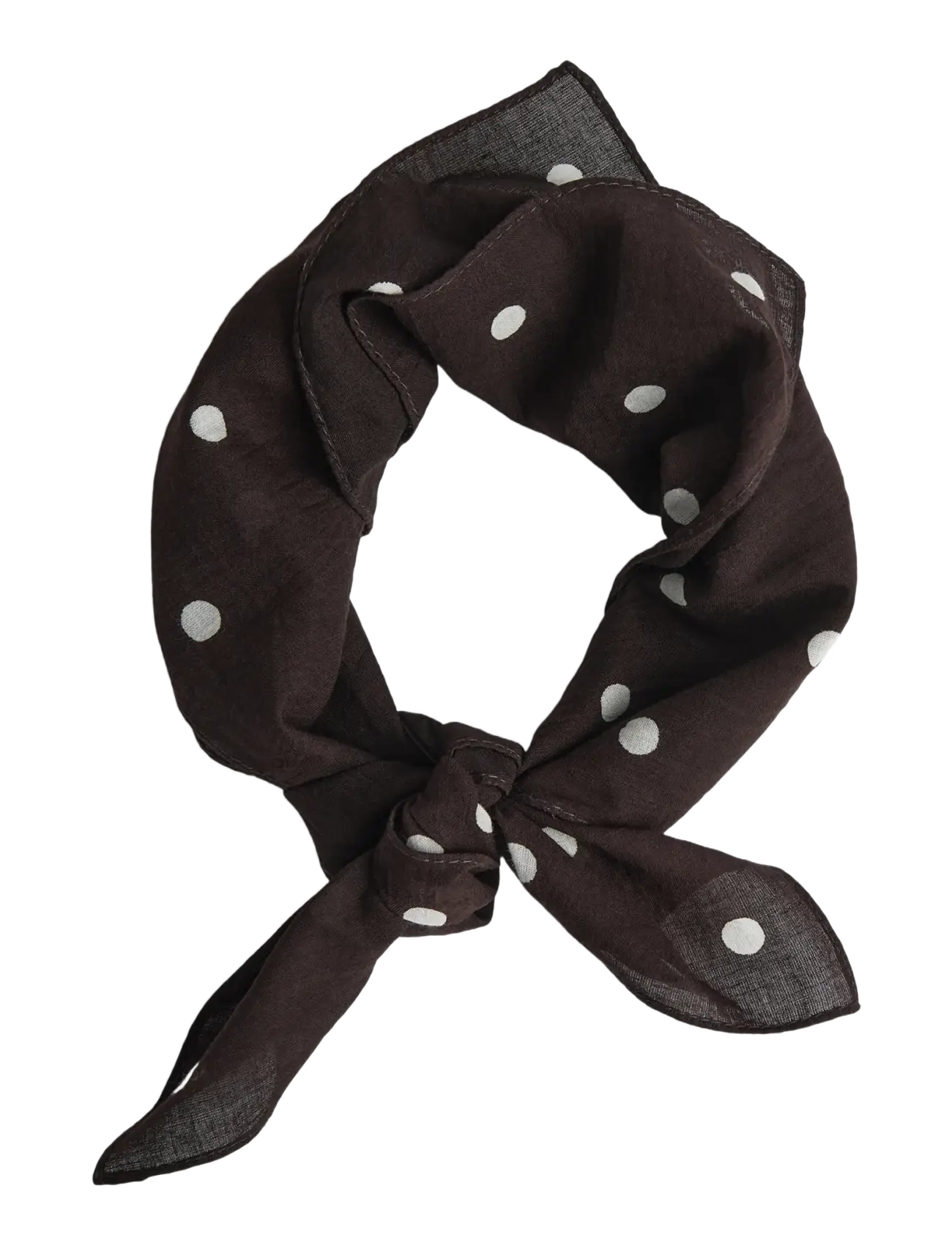Markberg KyotoMBG Scarf - Inspiration - POLKA DOT, BROWN / brown