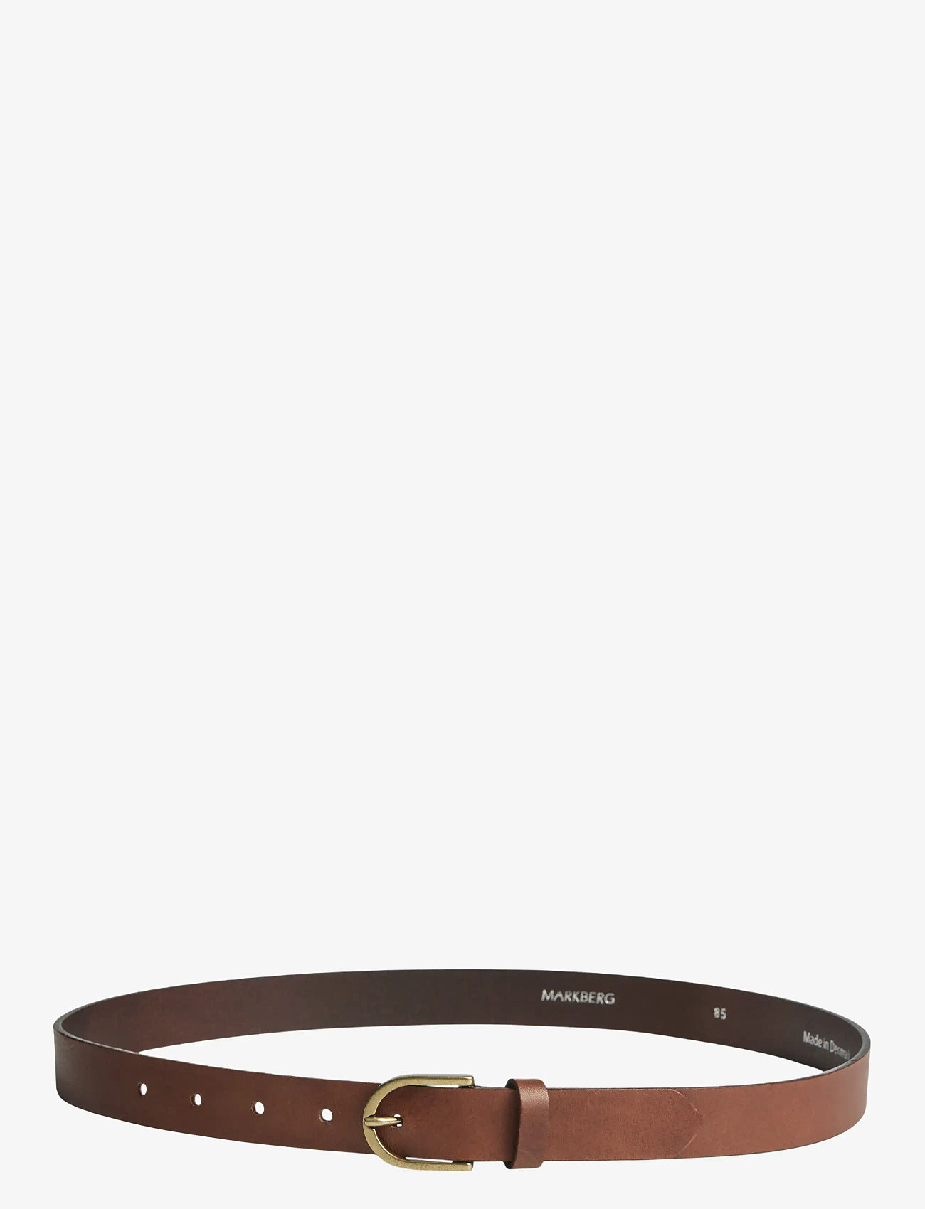 Markberg - TaylaMBG Belt - vardagsskärp - 226 cognac w/br. gold - 1
