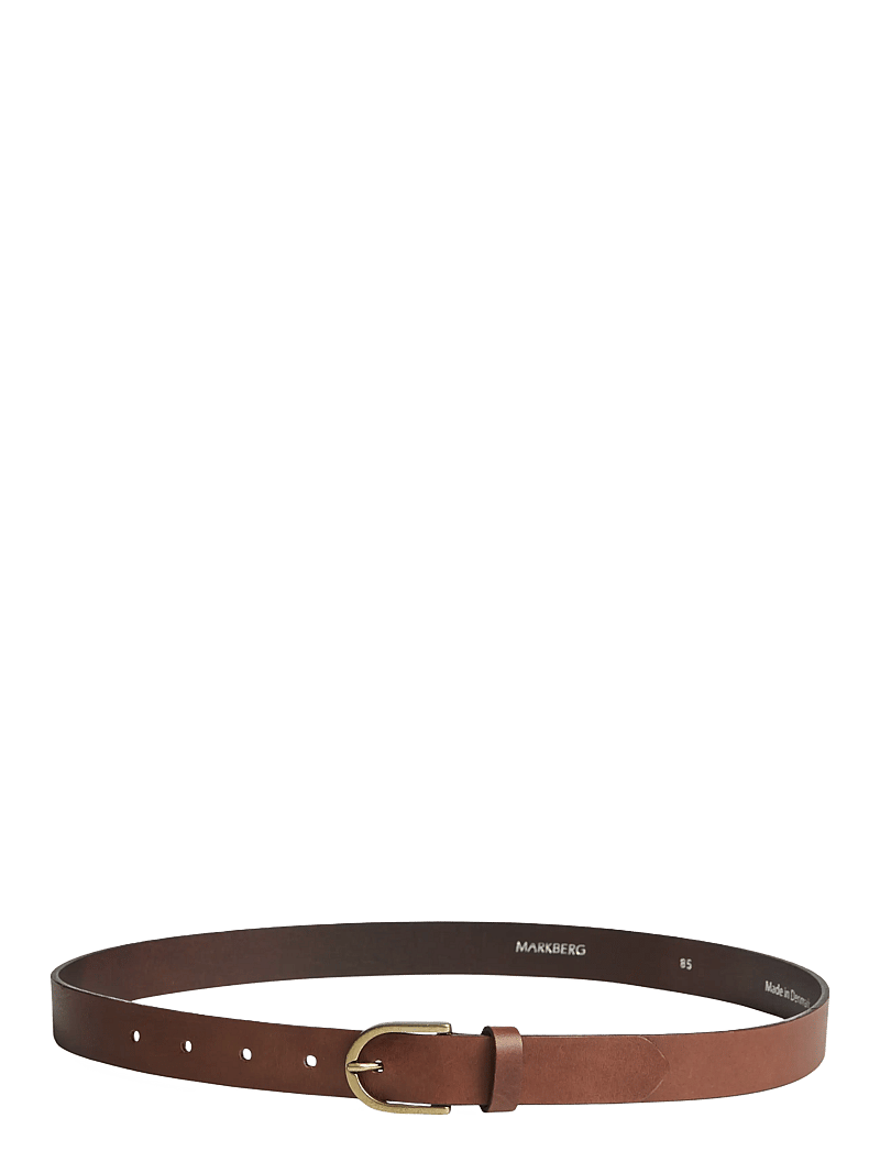 Markberg - TaylaMBG Belt - vardagsskärp - 226 cognac w/br. gold - 1