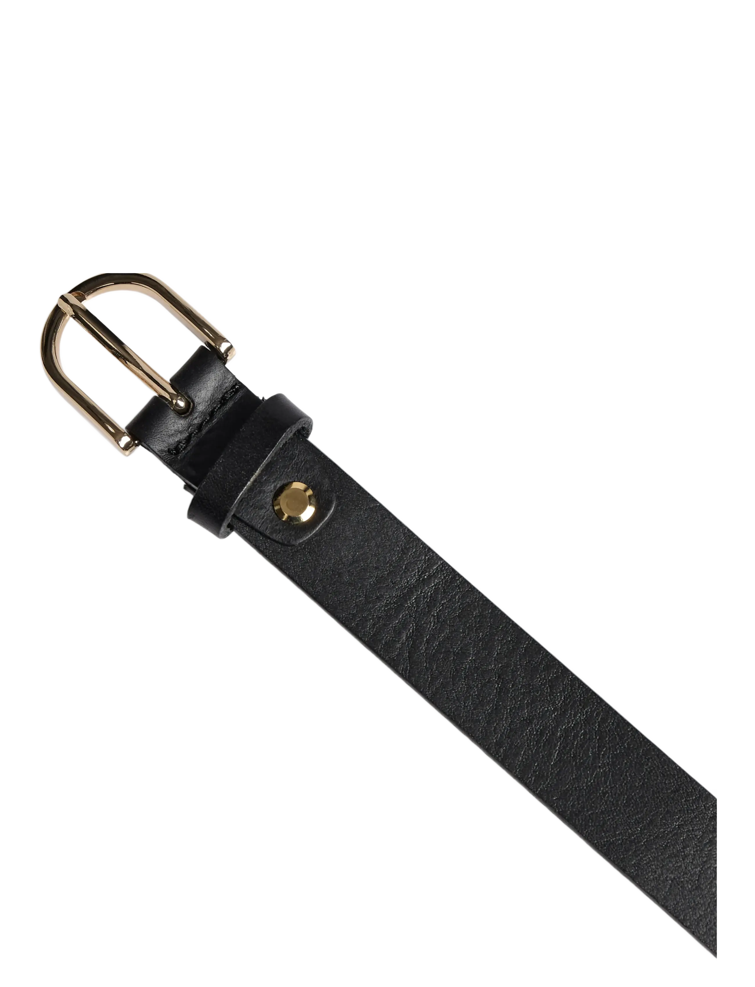 Markberg - TaylaMBG Belt - läderskärp - black w/gold - 3