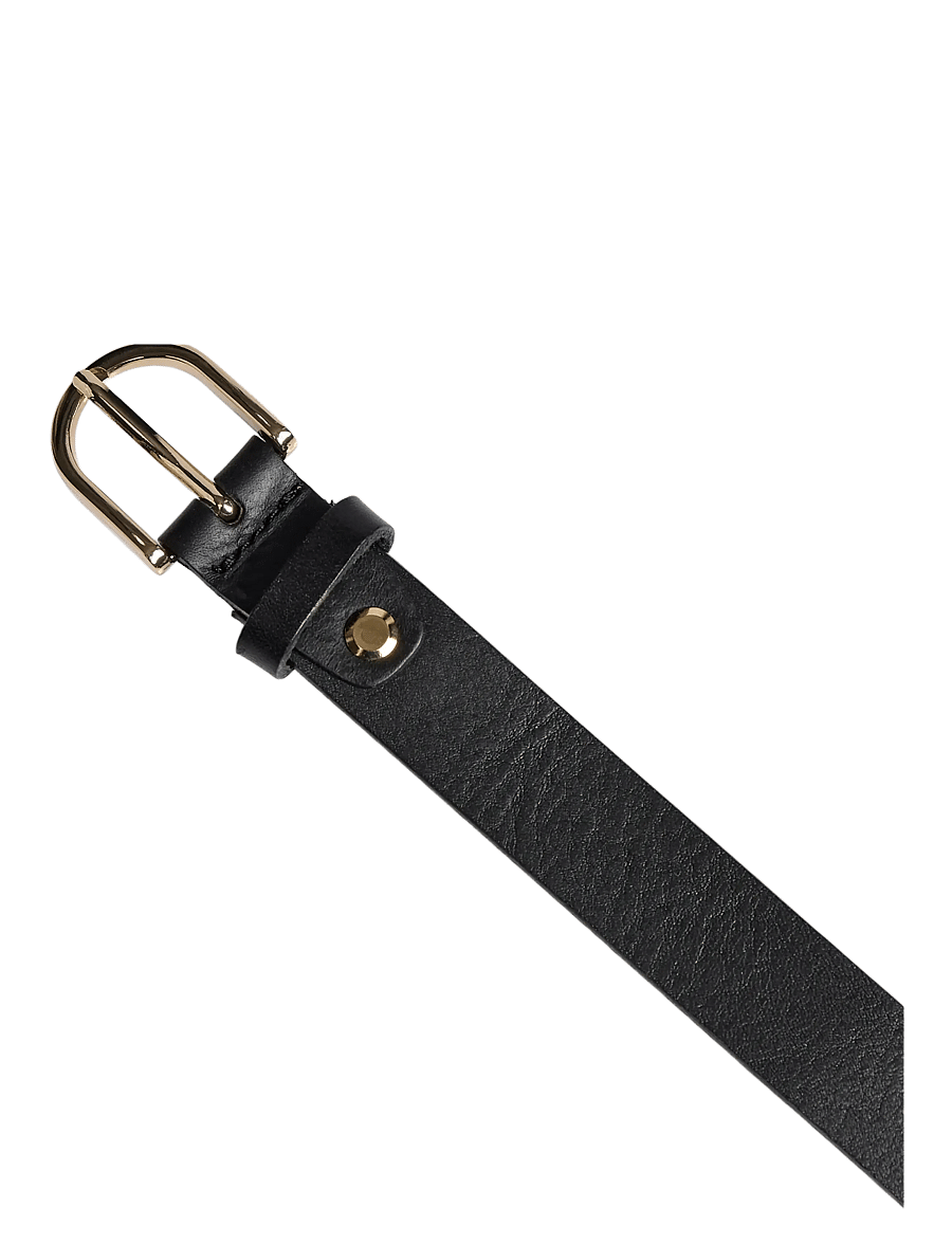 Markberg - TaylaMBG Belt - läderskärp - black w/gold - 3