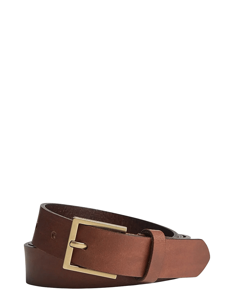 Markberg - EmiraMBG Belt - vardagsskärp - cognac w/br. gold - 0