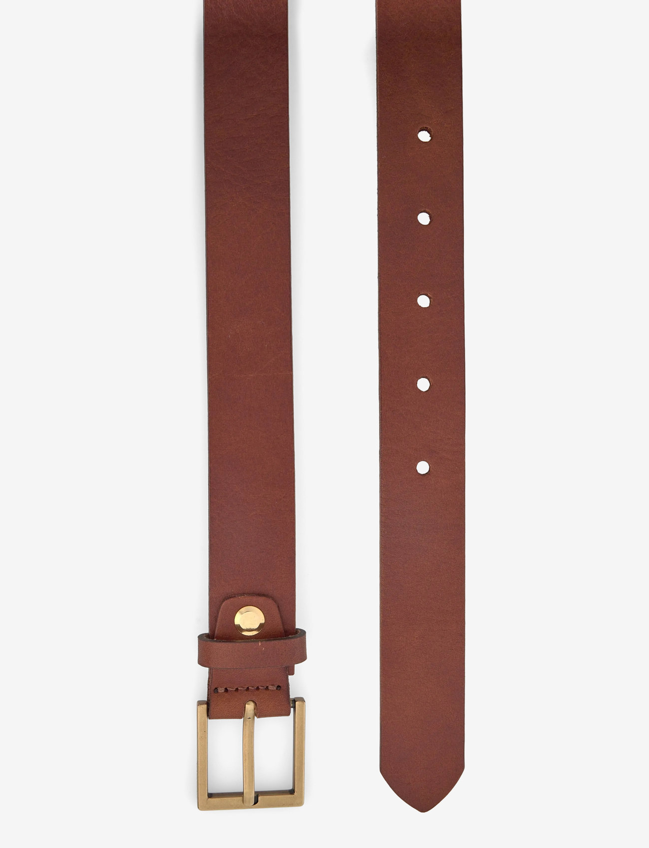 Markberg - EmiraMBG Belt - vardagsskärp - cognac w/br. gold - 1
