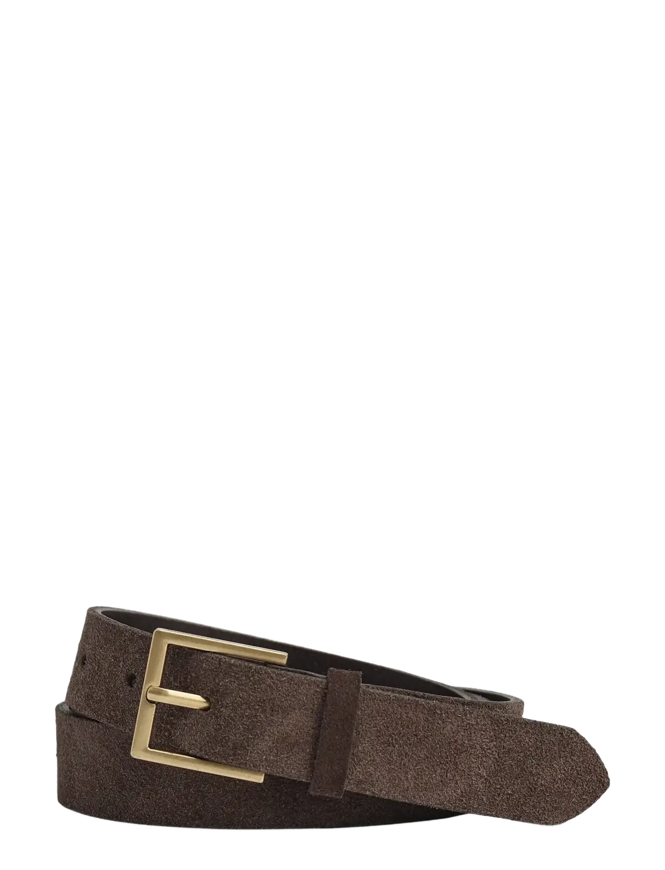 Markberg EmiraMBG Belt - Bælter - DARK BROWN W/BR. GOLD / brown