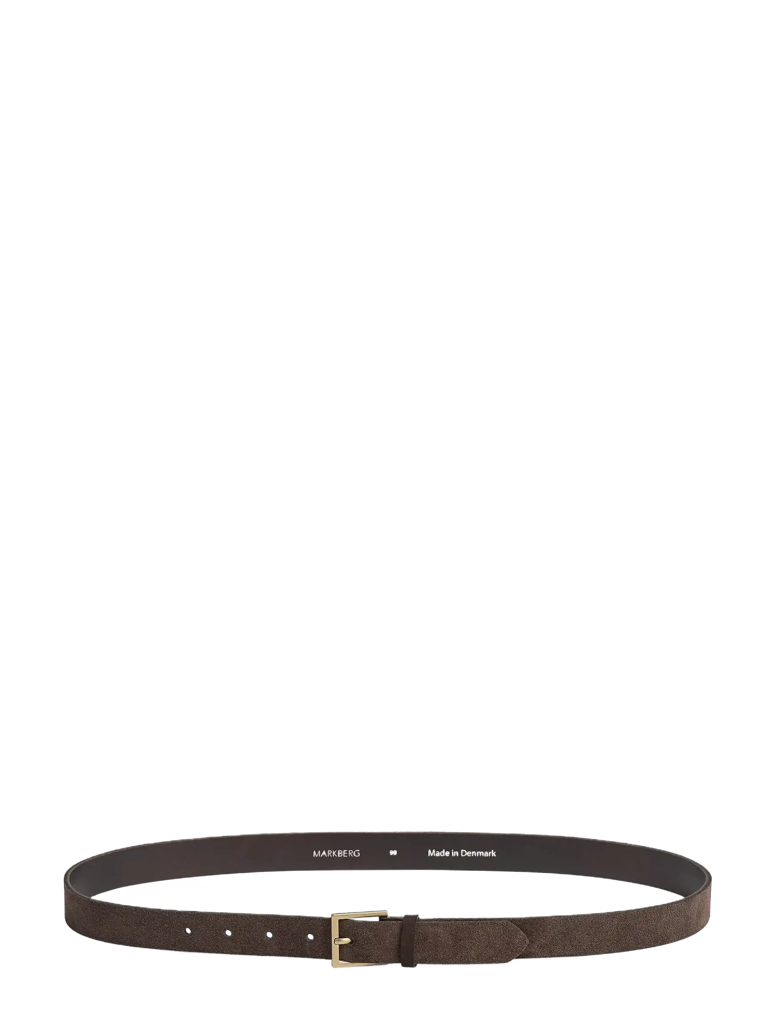 Markberg - EmiraMBG Belt - dark brown w/br. gold - 1