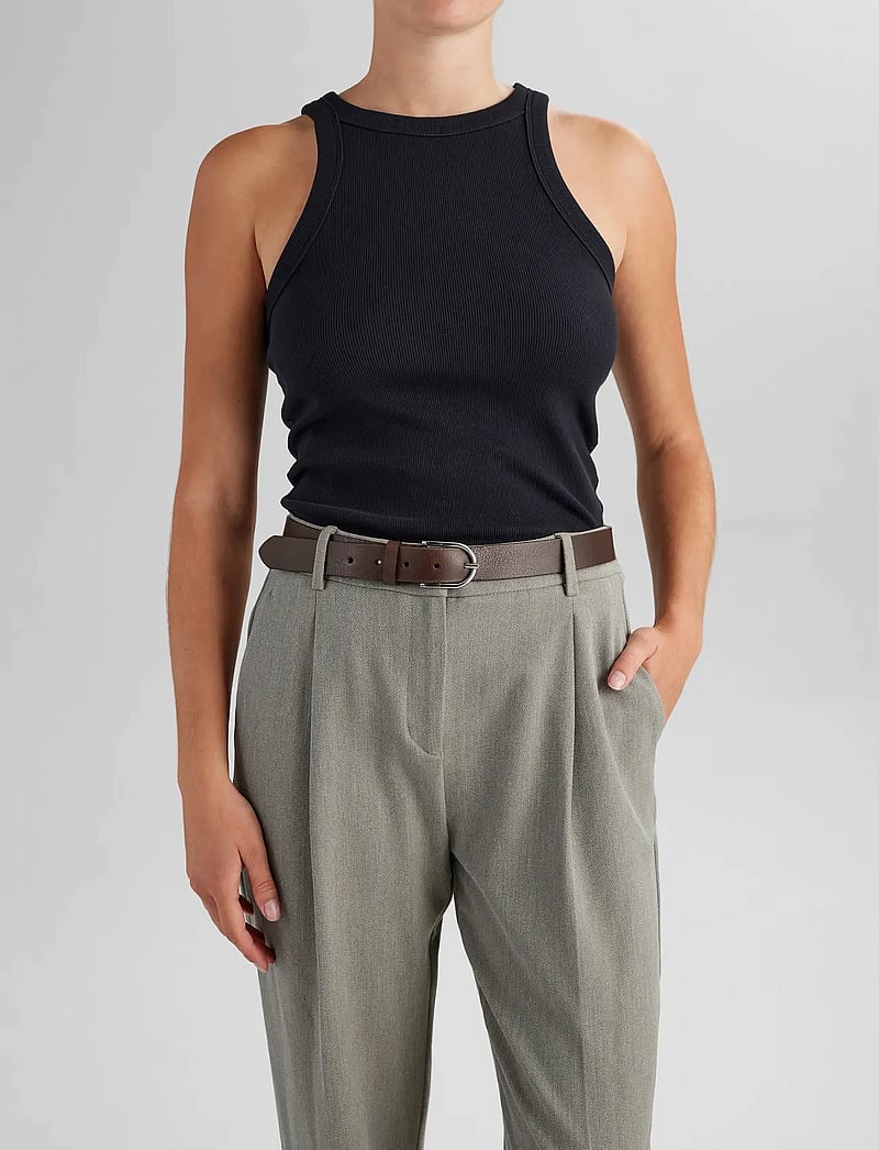 Markberg - AdeliaMBG Belt - ledergürtel - dark brown - 0