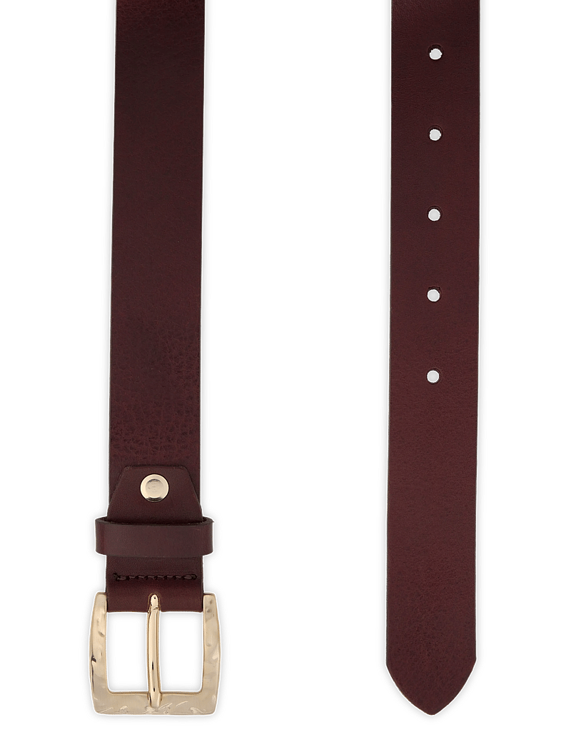 Markberg - HeatMBG Belt - vardagsskärp - 342 dark brown w/br. gold - 1