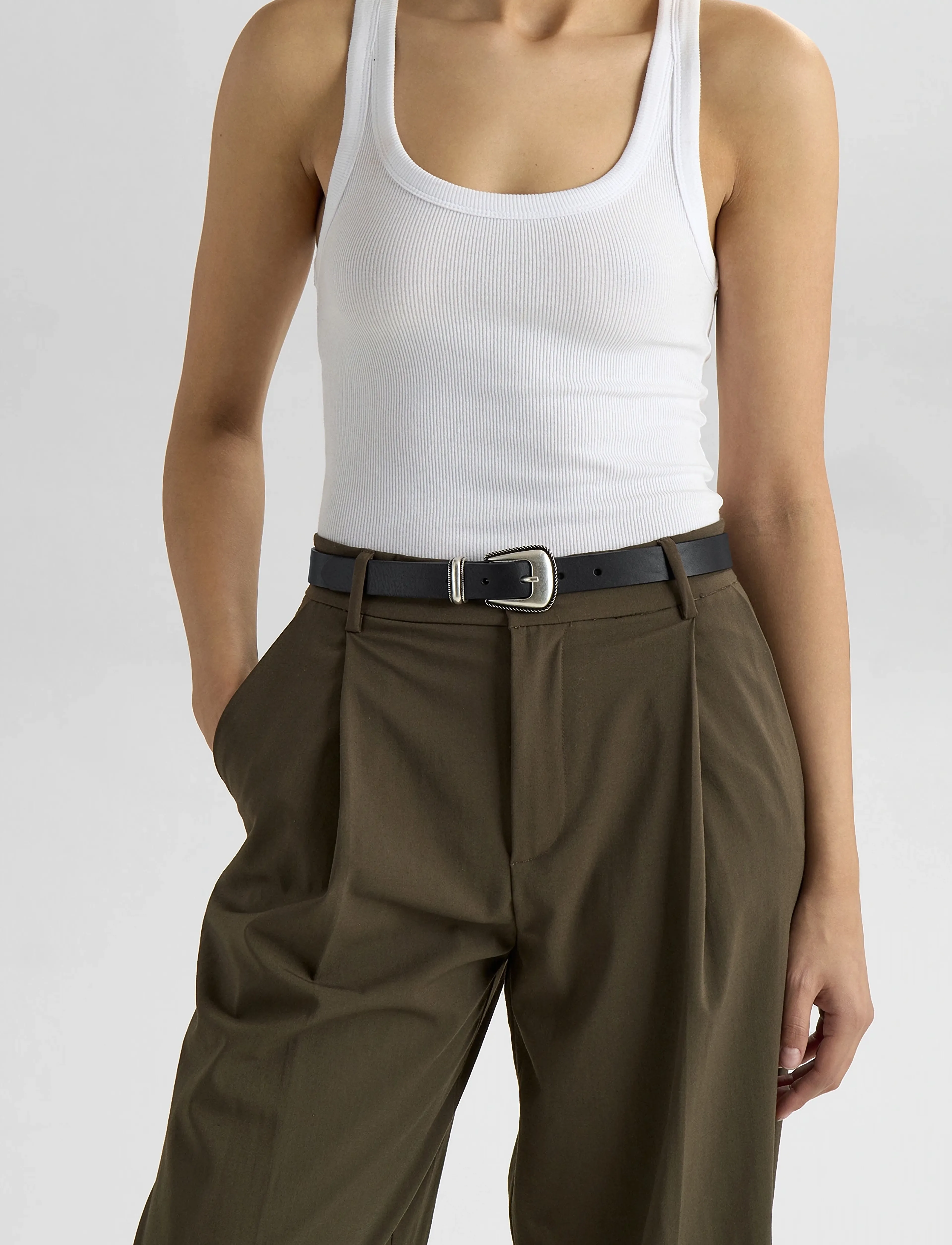 Markberg Paigembg, 85, Black, Belts > Casual Belt, Dame