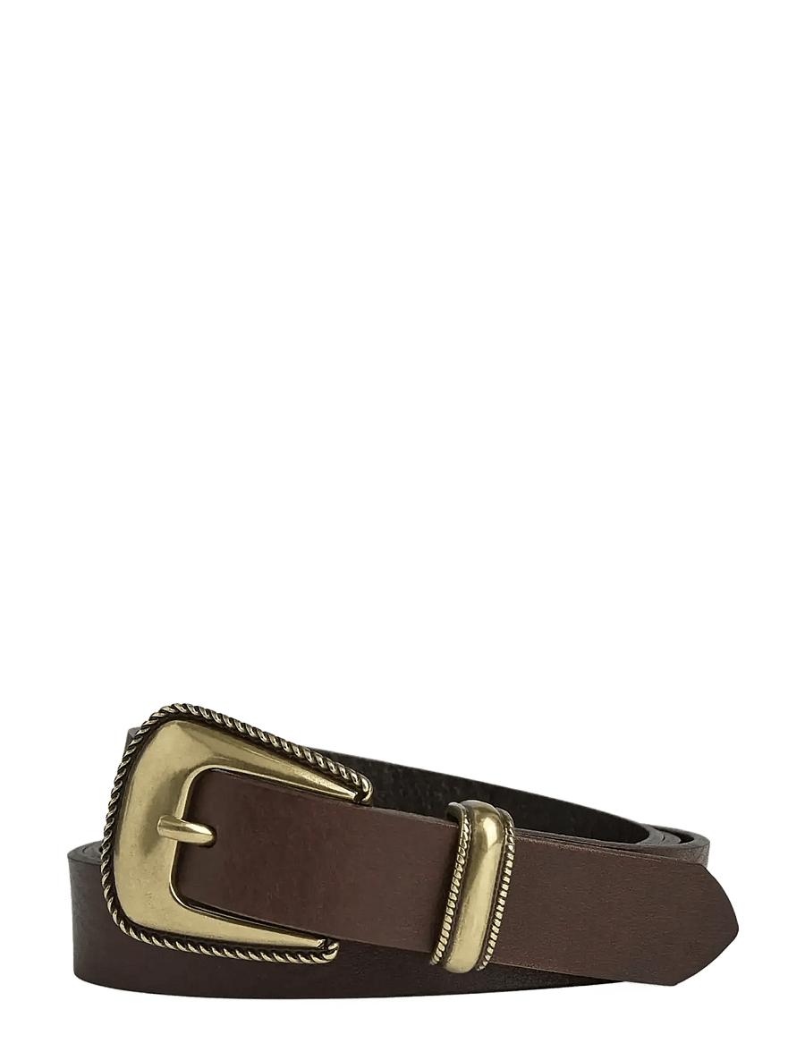 Markberg - PaigeMBG - nahkrihmad - dark brown w/br. gold - 1