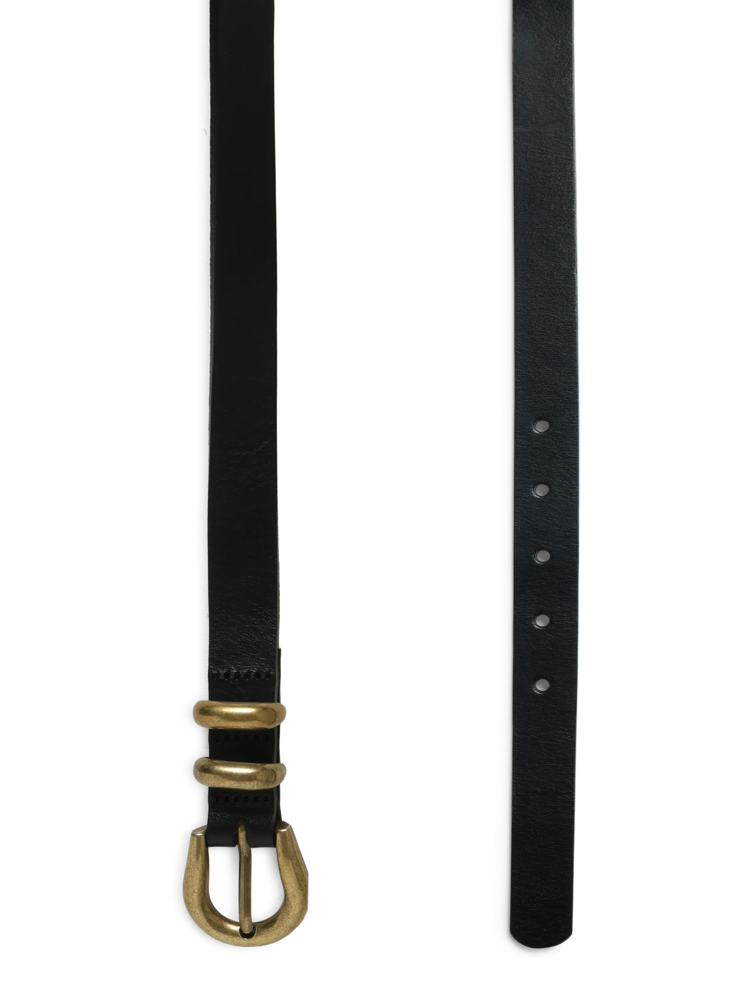 Markberg - ScarletMBG - leather belts - black w/br. gold - 2