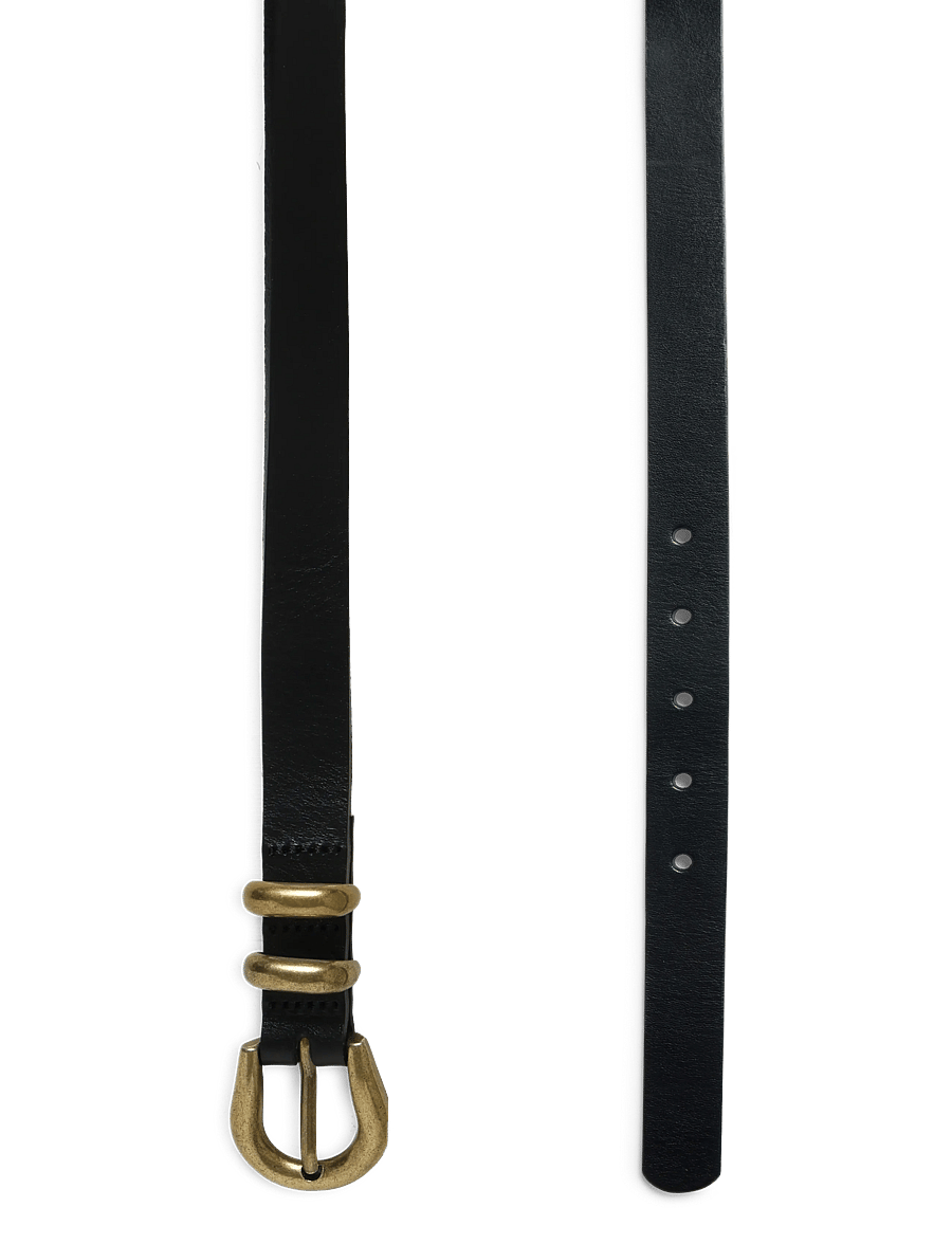 Markberg - ScarletMBG - läderskärp - black w/br. gold - 2