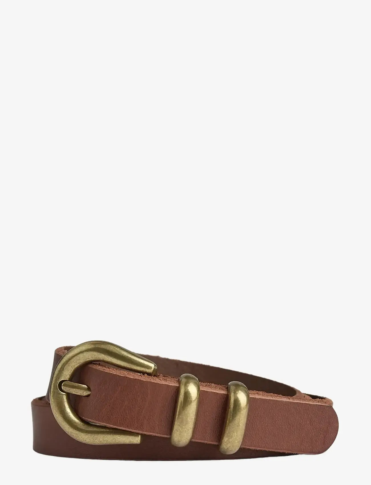 Markberg - ScarletMBG - leather belts - cognac w/br. gold - 1