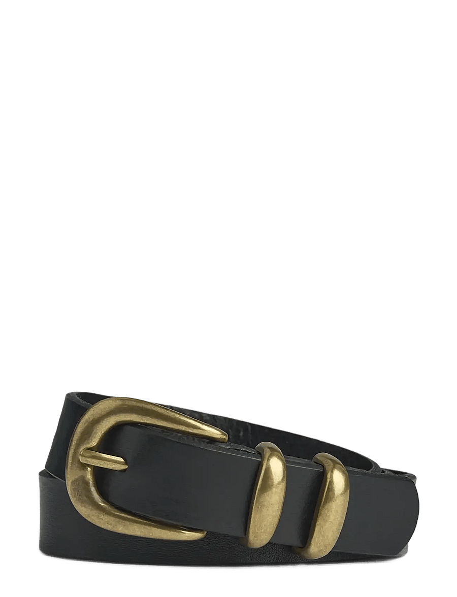 Markberg - SionaMBG - læderbælter - black w/br. gold - 1