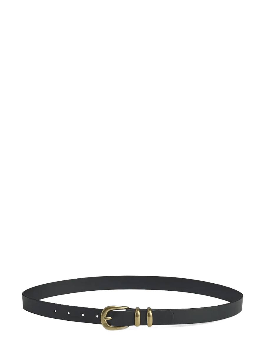 Markberg - SionaMBG - læderbælter - black w/br. gold - 2