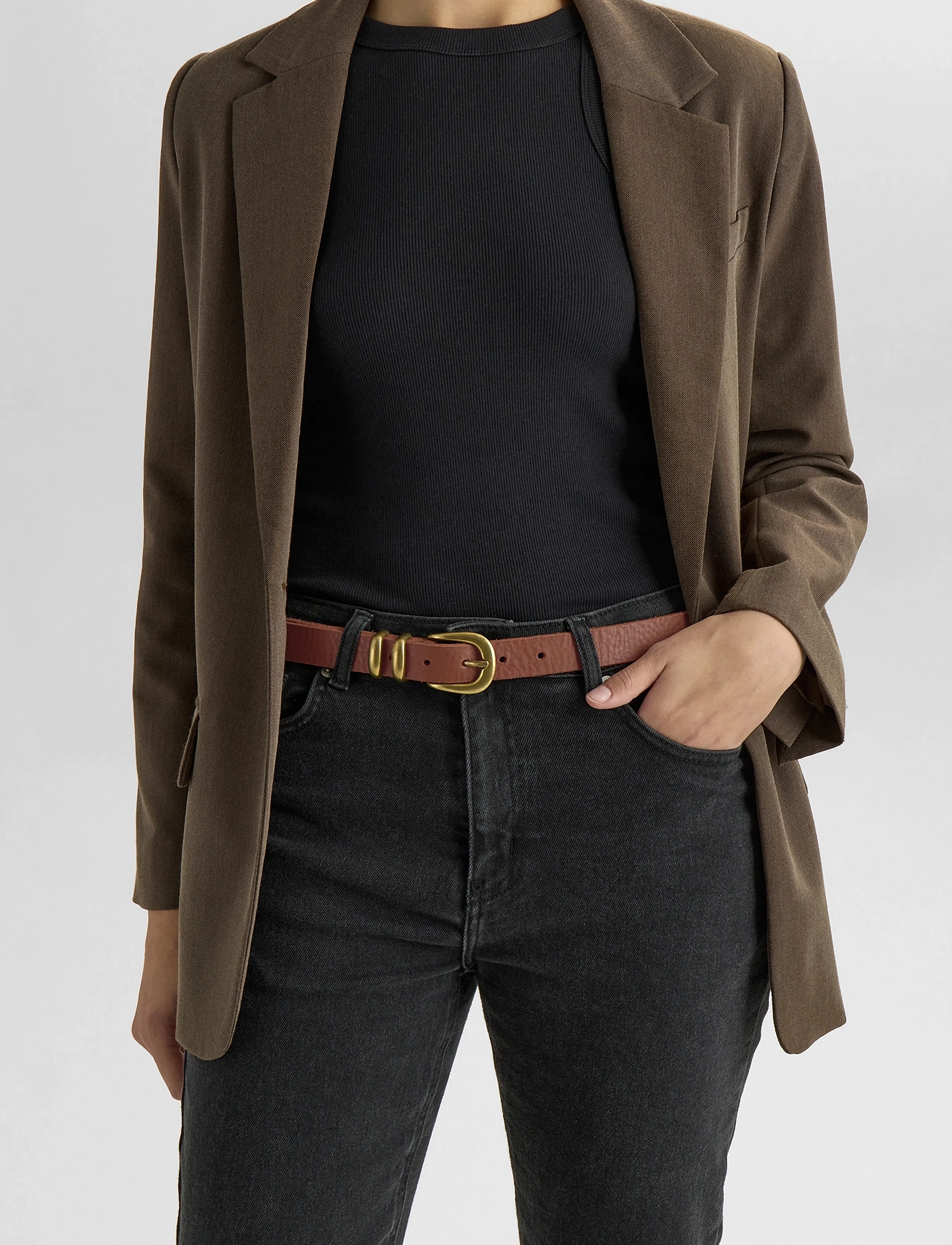 Markberg Sionambg, 105, Brown, Belts > Casual Belt, Dame