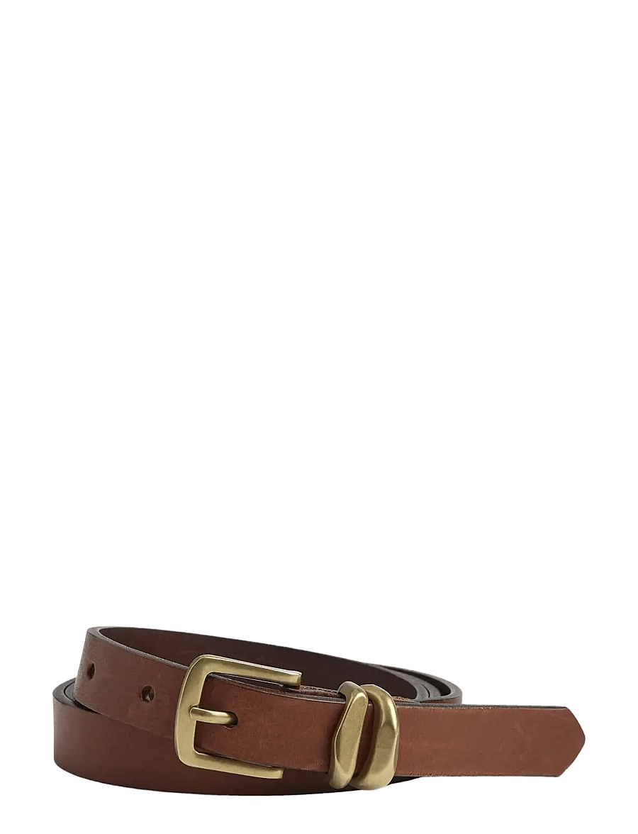 Markberg - KinsleyMBG Belt - nahkrihmad - cognac w/br. gold - 0
