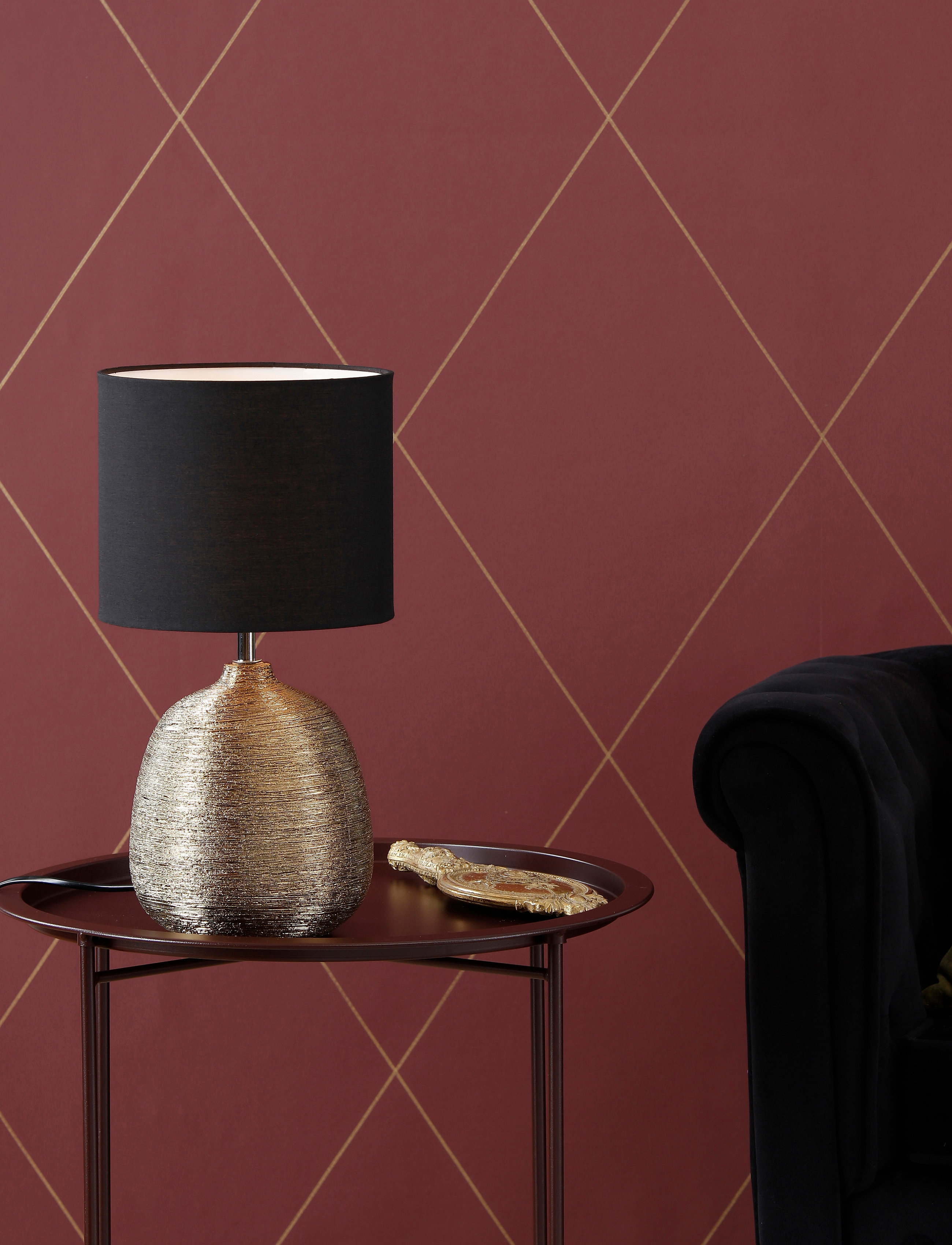 Markslöjd Lighting Oscar-Bord, One Size, Lamps, Gold - Table Homeware