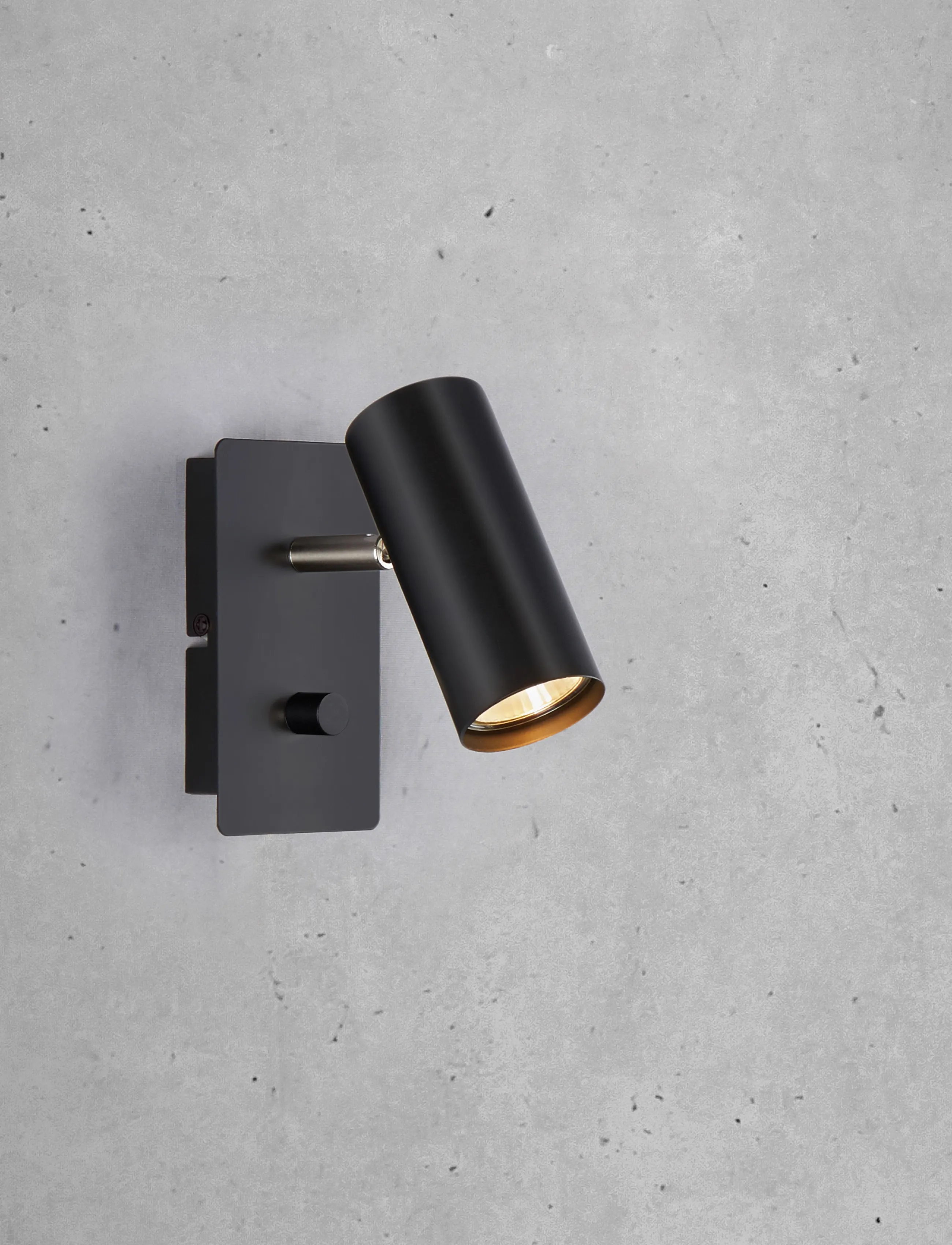 Markslöjd Lighting Barcelona Væg 1L, One Size, Black, Lamper > Væglamper, Unisex