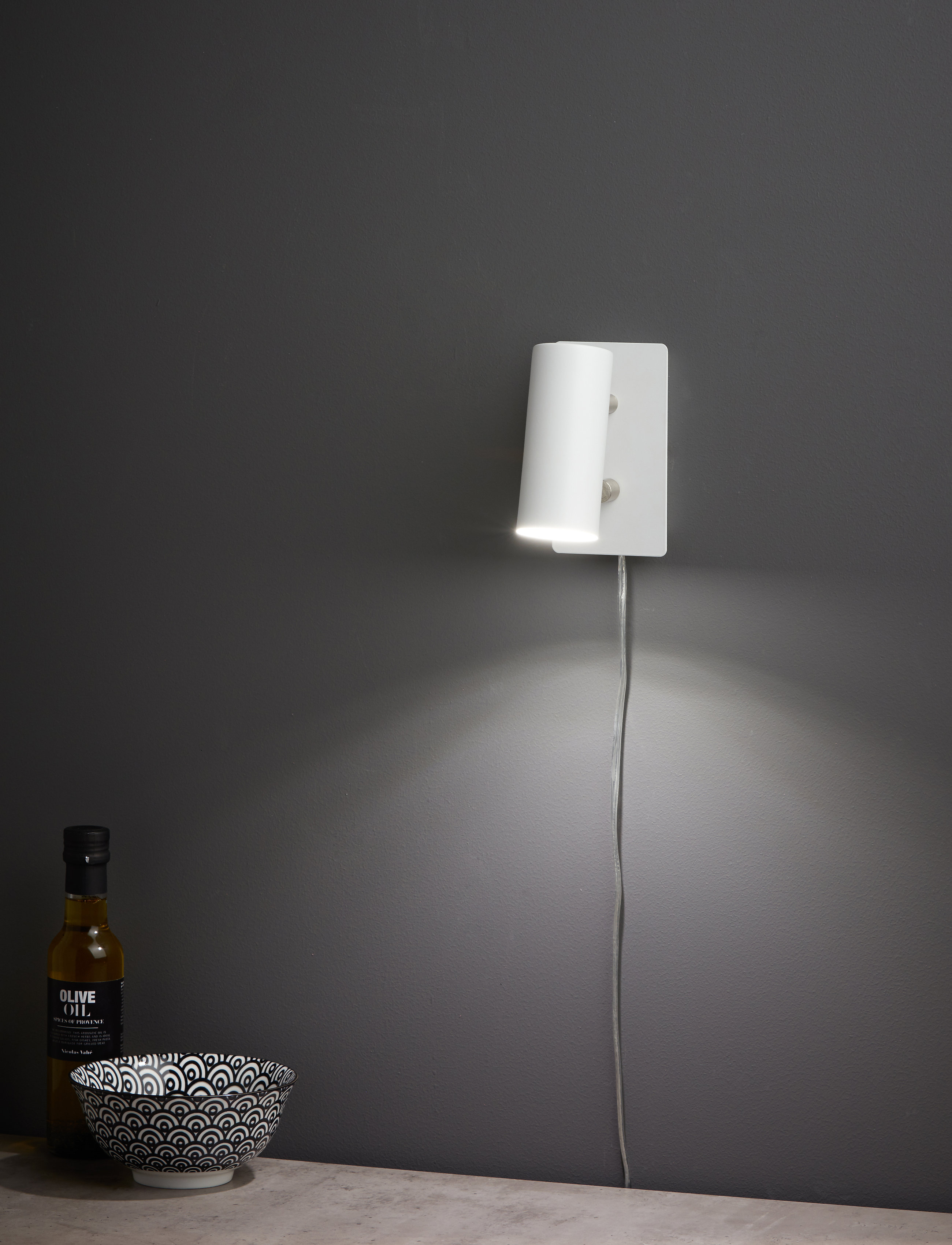 Markslöjd Lighting Barcelona Væg 1L, One Size, Lamps, Weiß - Wall Homeware
