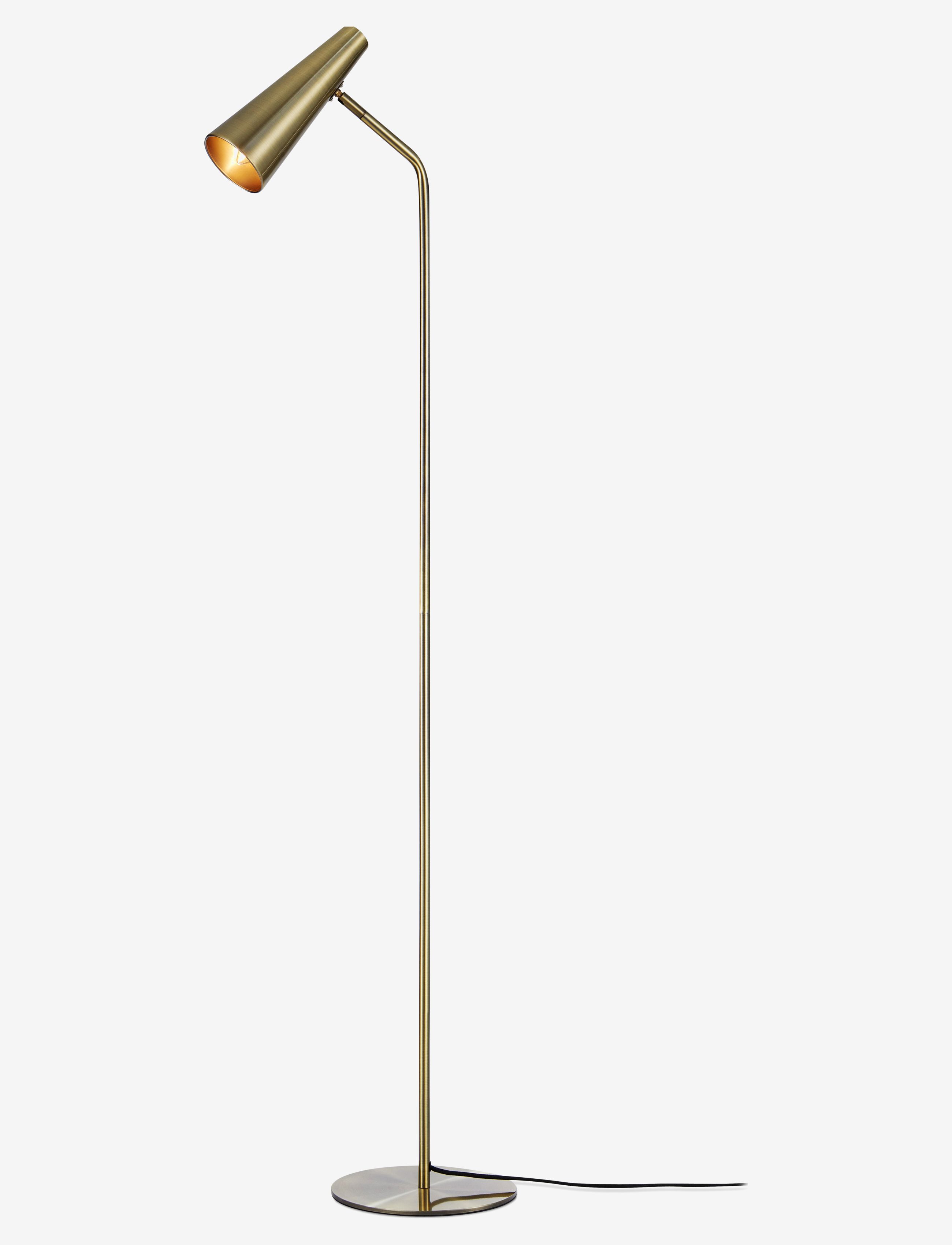 Markslöjd Lighting Peak Gulv 1L, Gulvlampe, Guld, Str: H 138CM