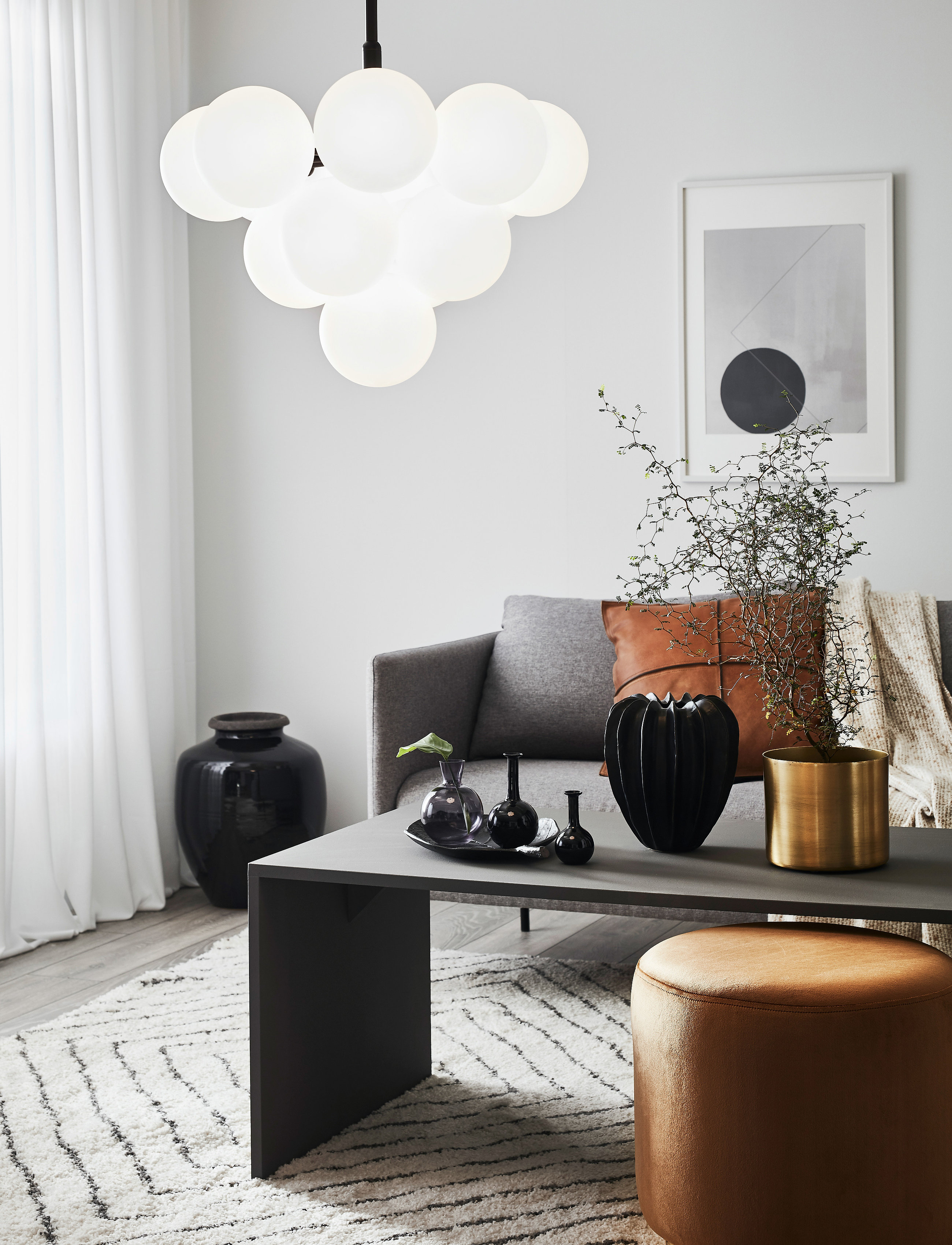 Markslöjd Lighting Merlot Pendel 13L, One Size, Ceiling Lamps, Schwarz - Pendant Homeware